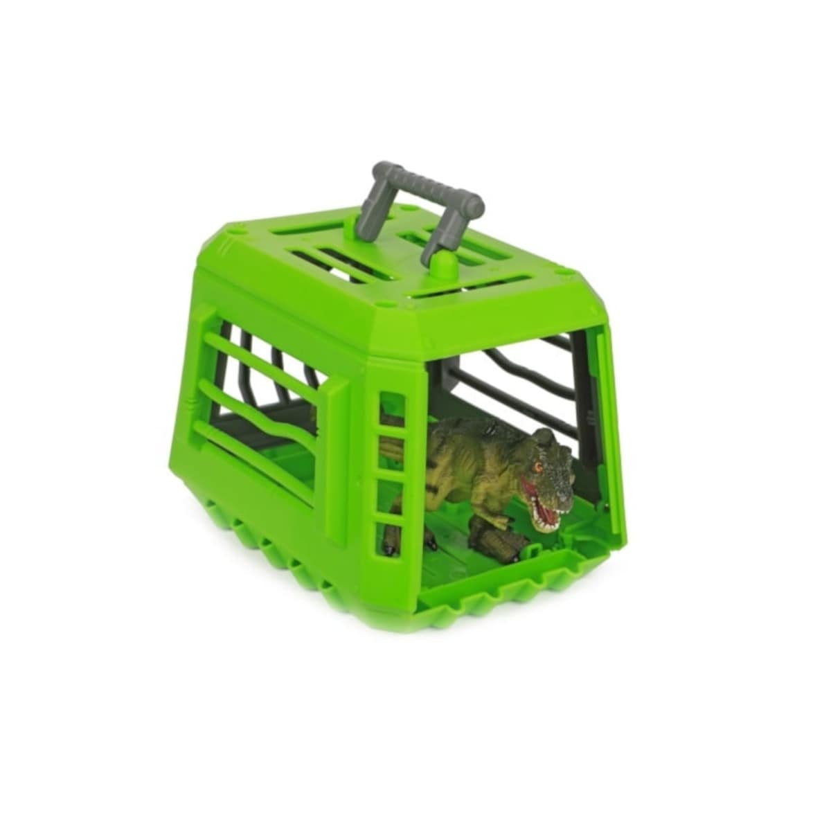 Toi-Toys 37540Z WORLD OF DINOSAURS &ndash; Dinosaurier im K&auml;fig - Tragekoffer mit Figur &ndash; Dino Spielzeug Tyrannosaurus - Bild 1