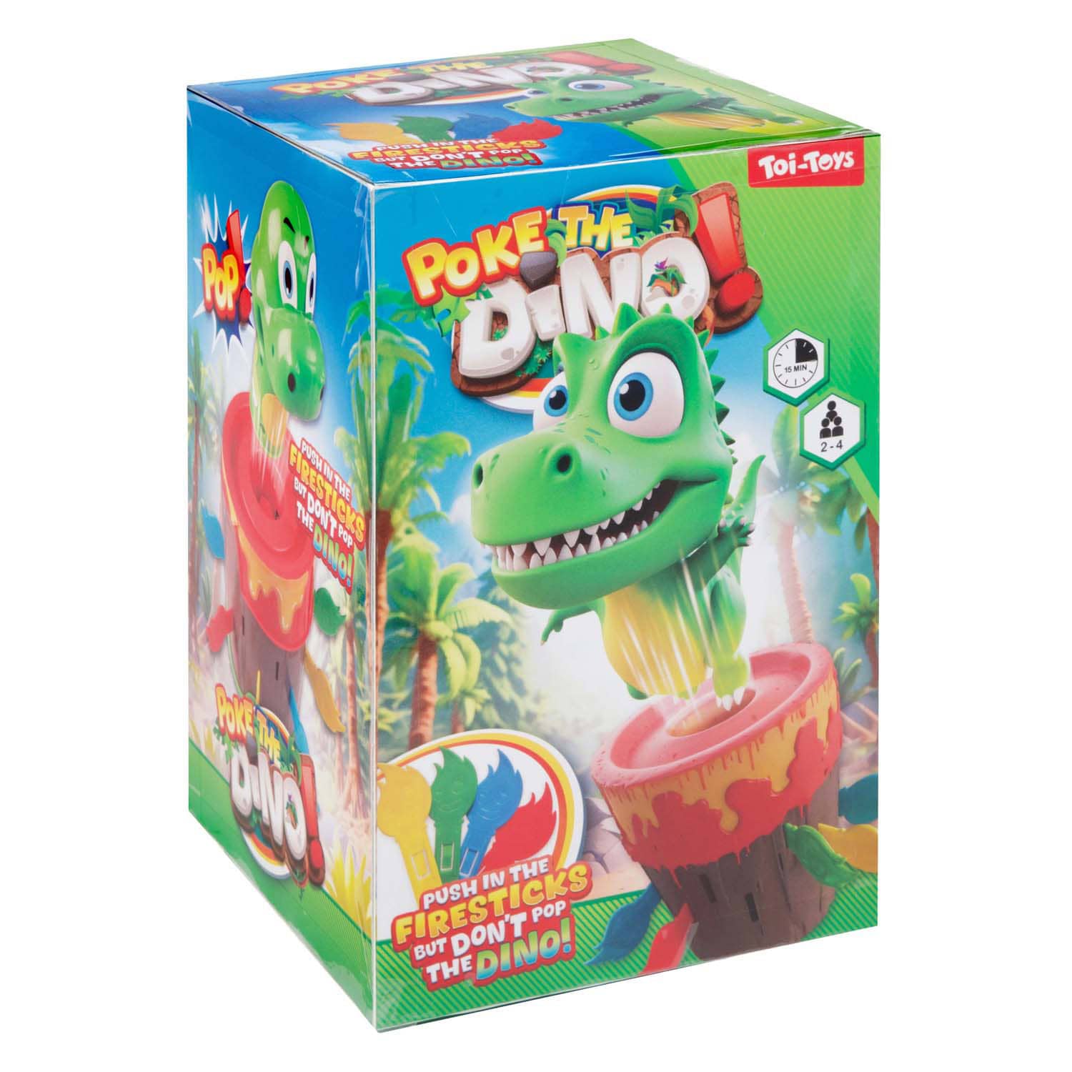 Toi-Toys GAMES Spiel Piekse den Dino Vulkan Kinder Geschicklichkeitsspiel 16 Flammen - Bild 1