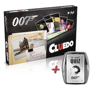 Winning Moves James Bond Cluedo & Top Trumps Quiz Bundle – deutschsprachiges 007 Spielset - Bild 1