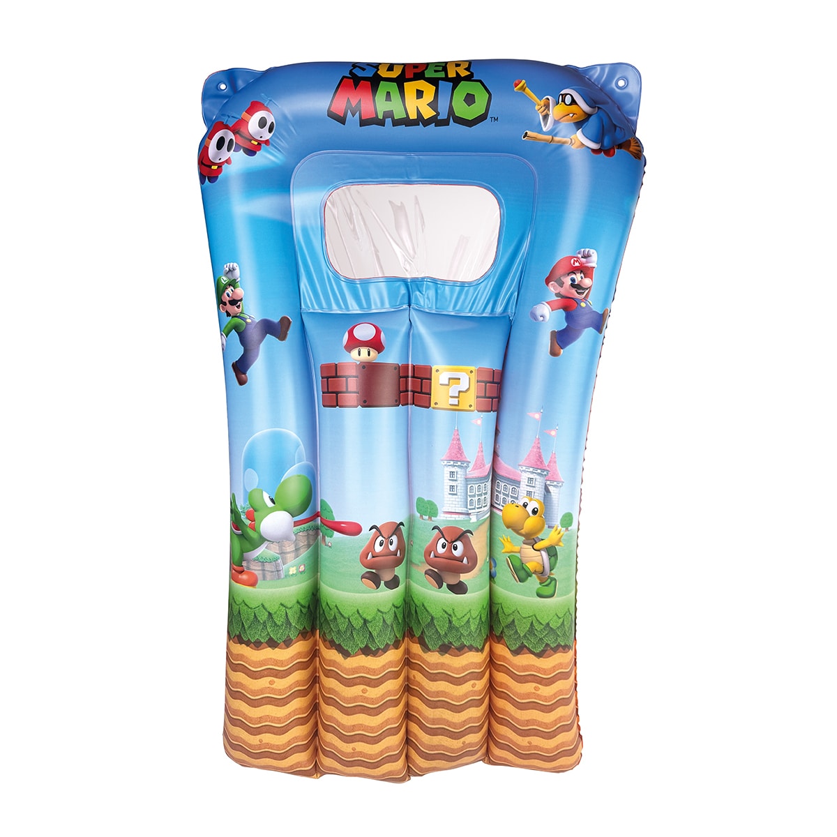 Super Mario Luftmatratze Happy People 16189 Kindermatratze Pool Strand Schwimmen Sichtfenster - Bild 1