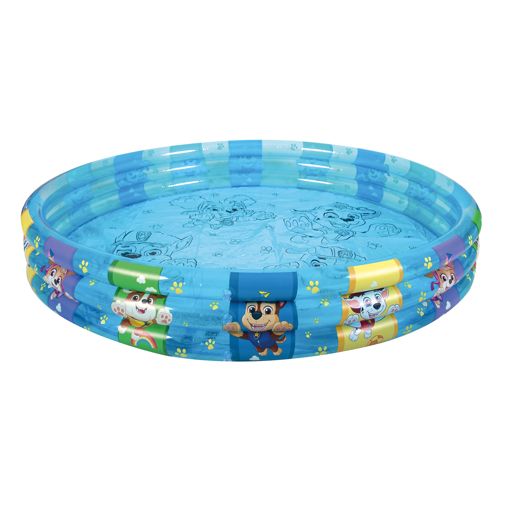 Happy People 16322 - Planschbecken - Paw Patrol 3-Ring-Pool (150x25 cm) - Bild 1