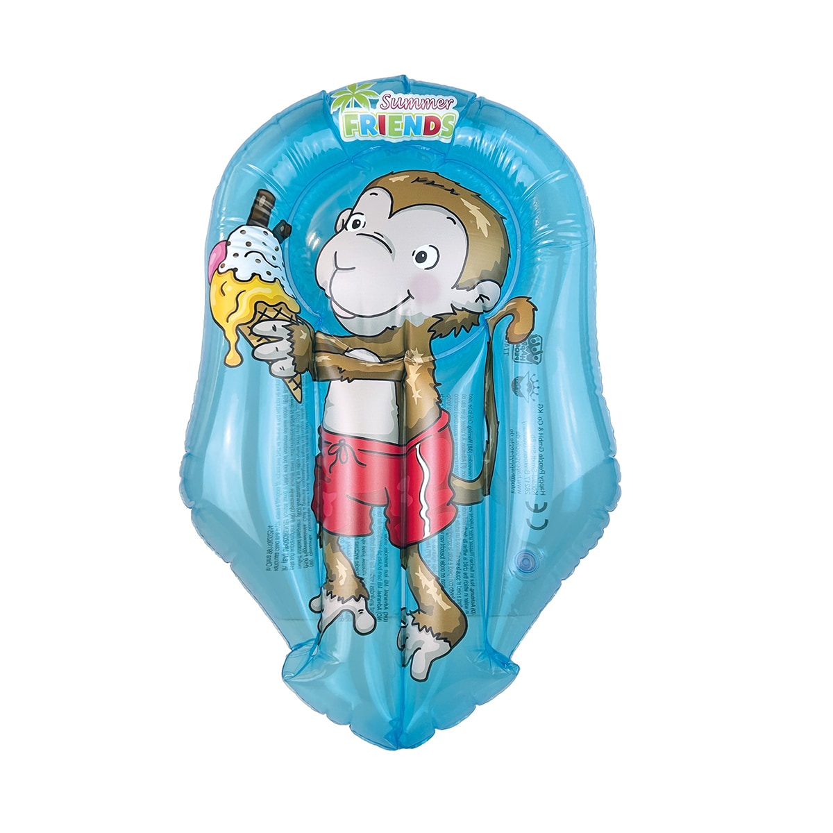 Happy People 77464 - Luftmatratze -  SummerFriends (65x40cm) Kinderluftmatratze Badespa&szlig; - Bild 1