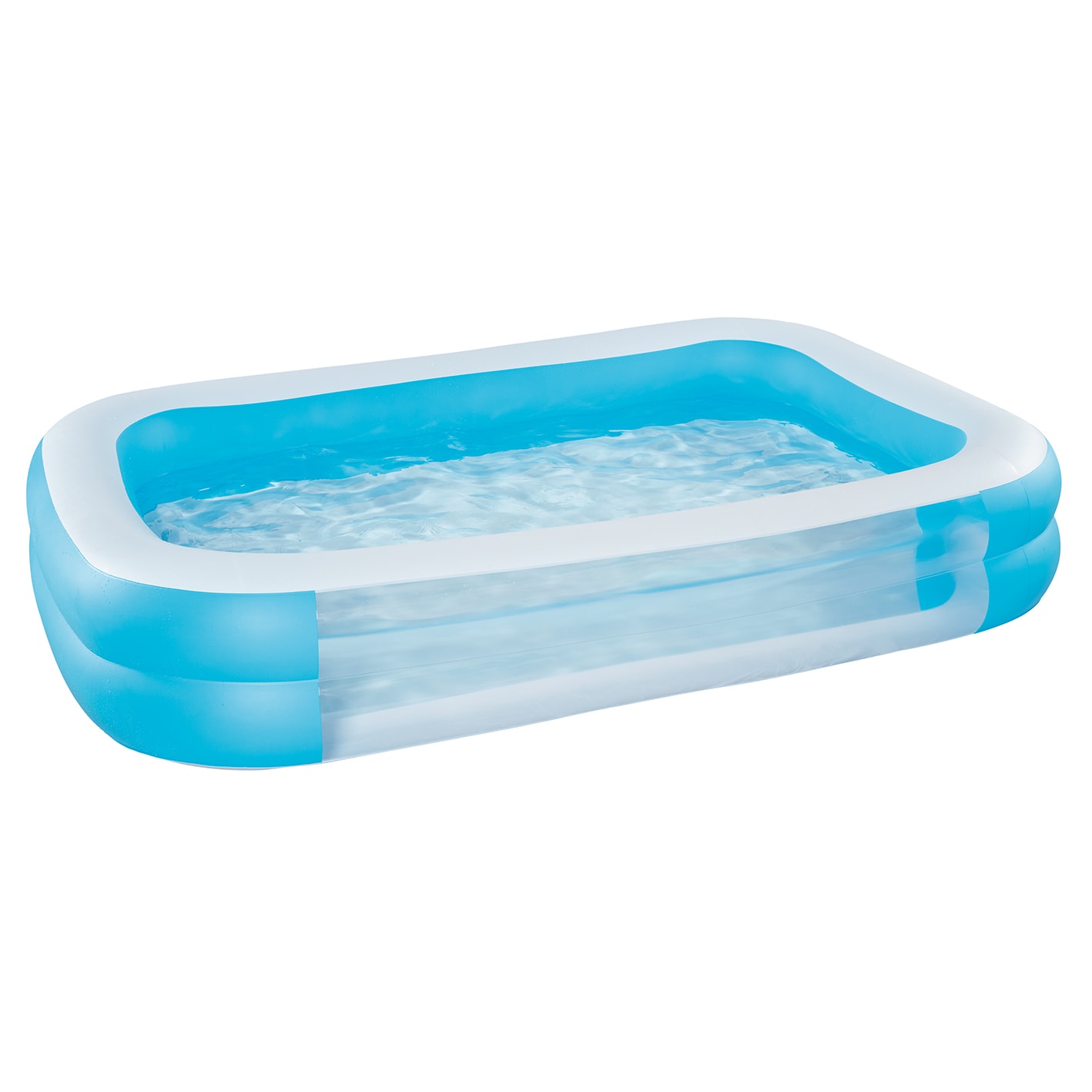 Planschbecken Family Pool 262x175x50cm Sichtfenster Garten Pool Kinderpool - Bild 1