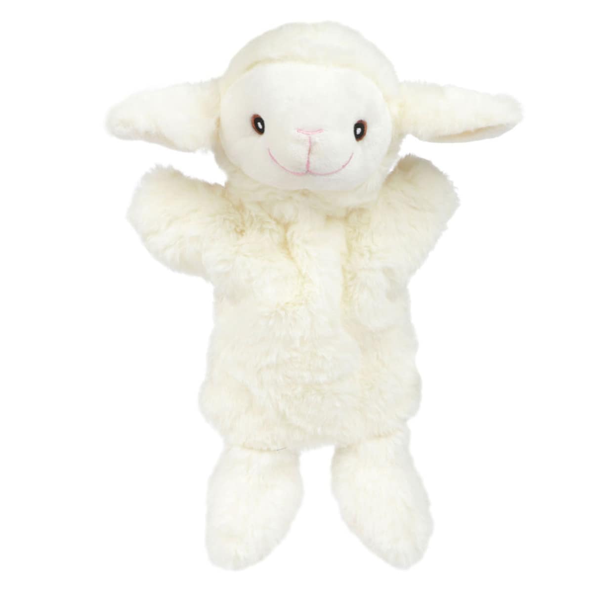 Toi-Toys PLUSH Handpuppe Pl&uuml;sch-Tier Kuscheltier Kinder Spielzeug Rollenspiel Puppenspiel Scharf - Bild 1