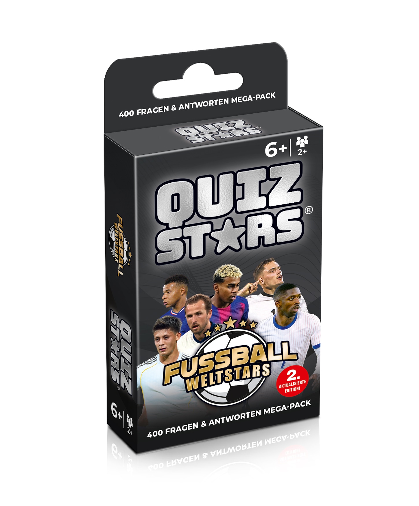 Kartenspiel Quizstars Fussball Weltstars 400 Fragen Antworten Spiel ab 6 Jahren - Bild 1