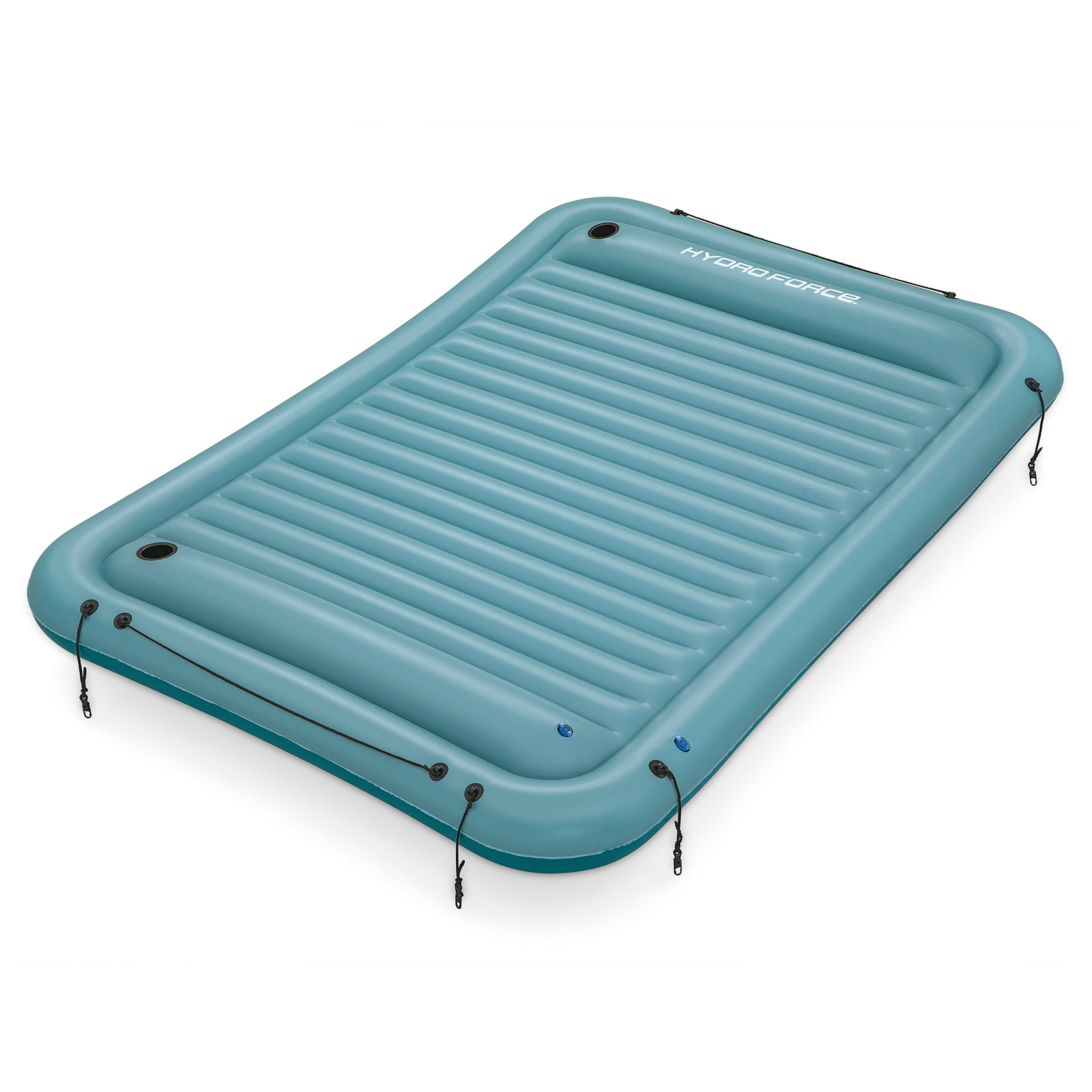 Bestway Badeinsel Schwimminsel Hydro Force Sun Soaker 269x183x25,5cm Matratze - Bild 1