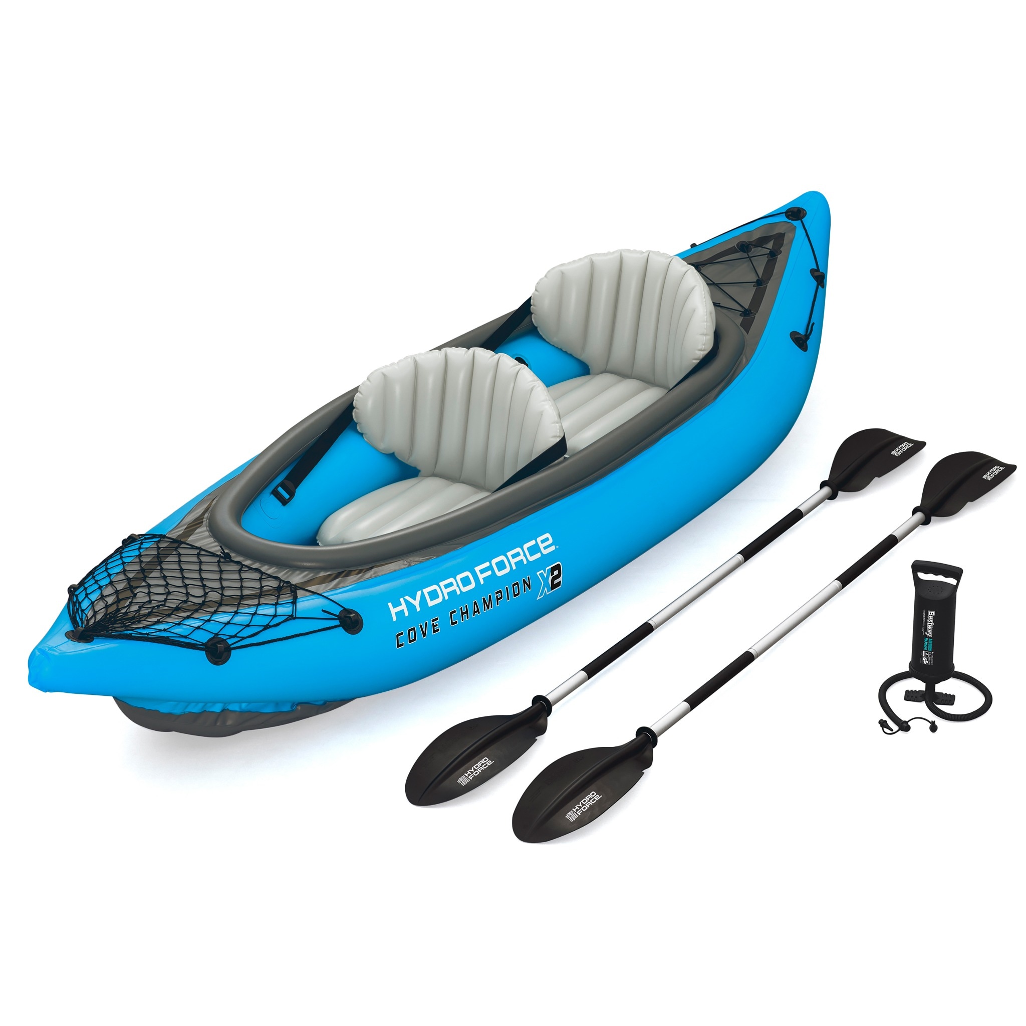Bestway Hydro Force Cove Champion X2 Touring Kajak Set f&uuml;r 2 Personen Kayak Ruderboot - Bild 1