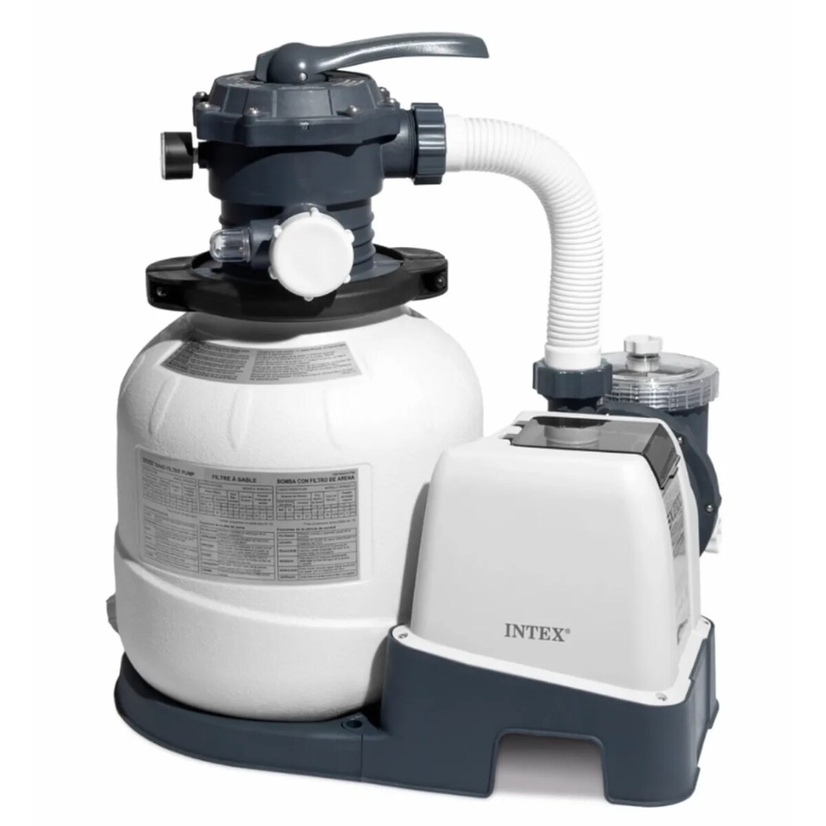 INTEX 26656GS - Sandfilterpumpe - RCD SX2100 Poolfilter Filterpumpe 7,9m³l/h