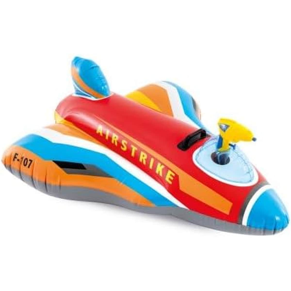 INTEX 57531NP Ride-On Jet Fighter Wasserspielzeug mit Wasserspritzer 117x104cm rot - Bild 1