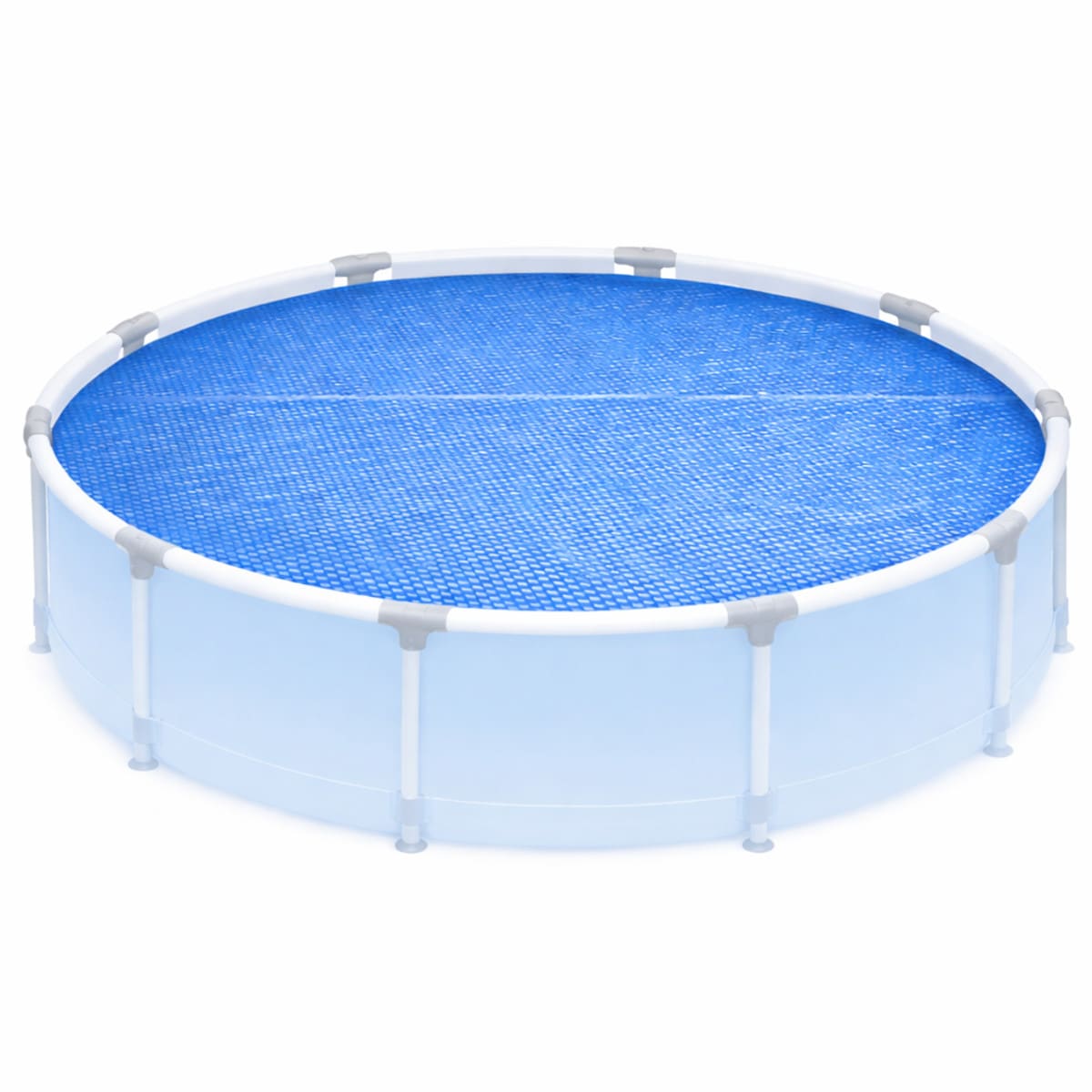 Happy People Pool Solarplane Rund f&uuml;r Framepool Stahlrahmenpool 457 cm Abdeckung - Bild 1