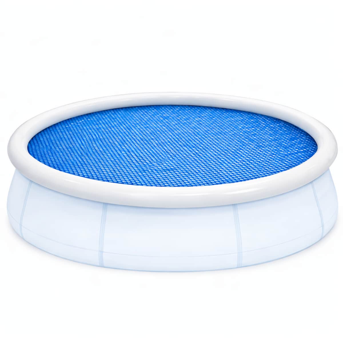 Happy People Pool Solarplane Plane Rund f&uuml;r Quick Up Pools 396cm auch f&uuml;r Framepool ca. 320cm Abdeckplane - Bild 1