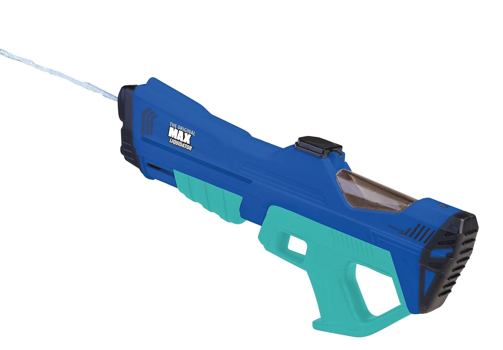 Wasserpistole elektrisch Wasserspritze Happy People MAX Liquidator 42cm blau - Bild 1