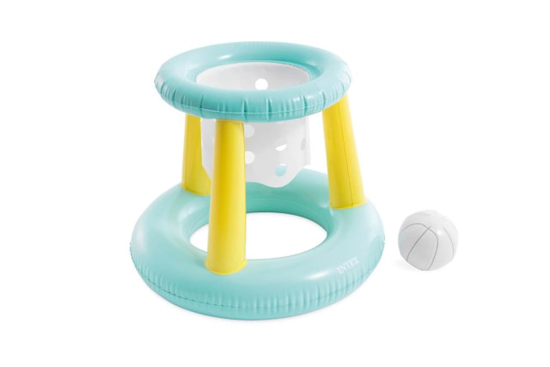INTEX 58504NP - Wasserspiel - Floating Hoops Basketballkorb (t&uuml;rkis, 67x55cm) - Bild 1