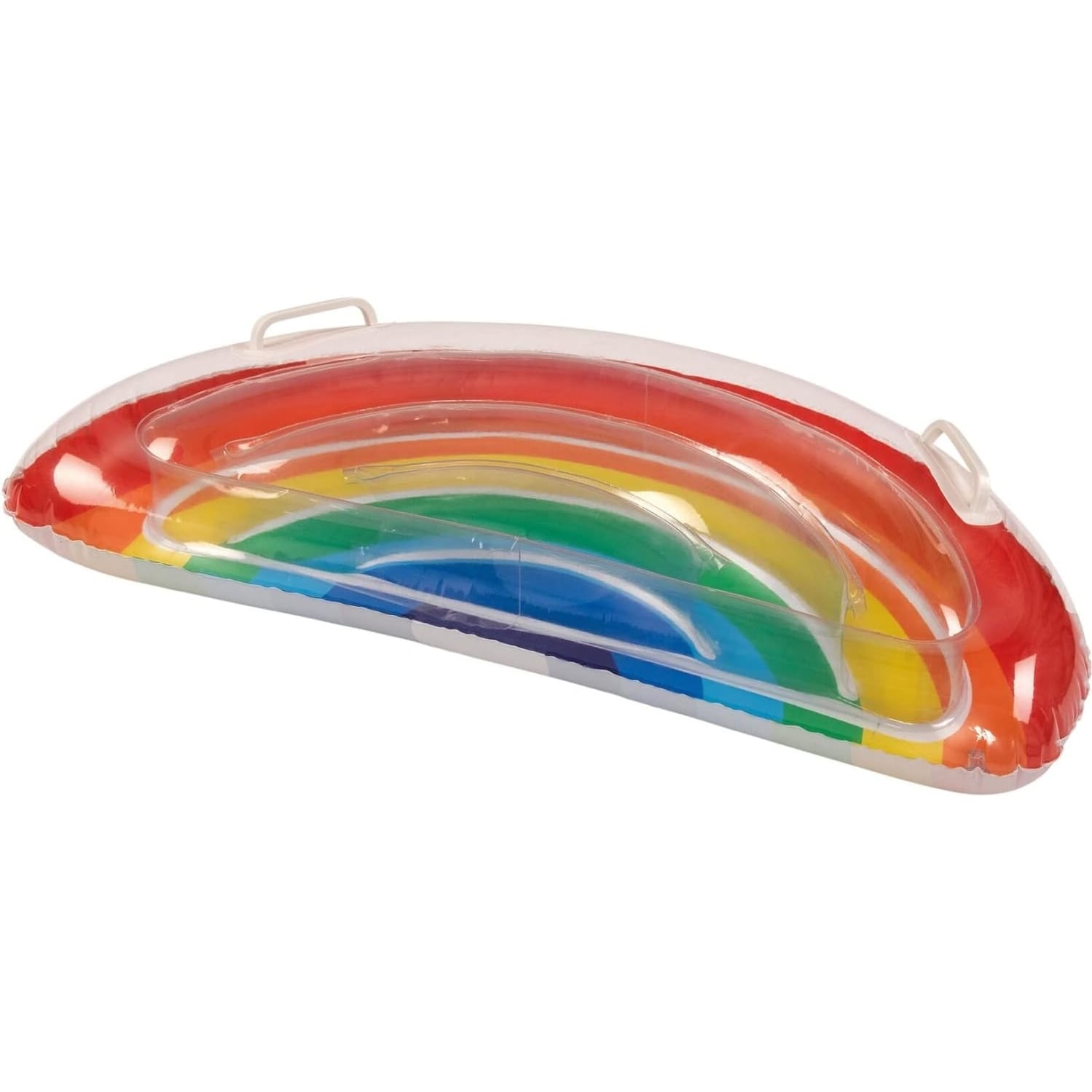 Happy People 77428 Luftmatratze Surf Rainbow 80 x 40 cm mit Griffen - Bild 1