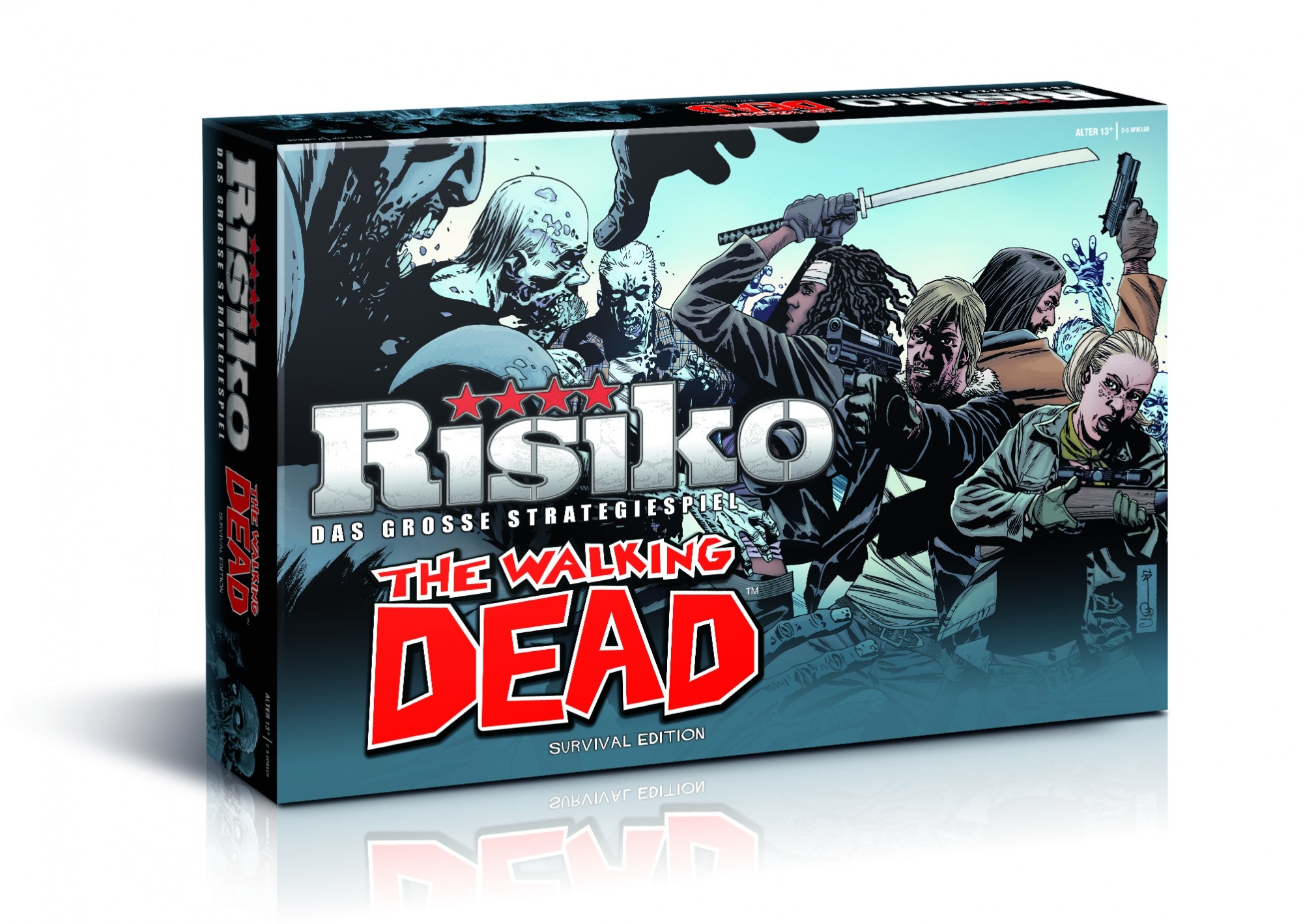 Risiko - The Walking Dead Dead Deutsch Spiel Edition Brettspiel Gesellschaftsspiel - Bild 1