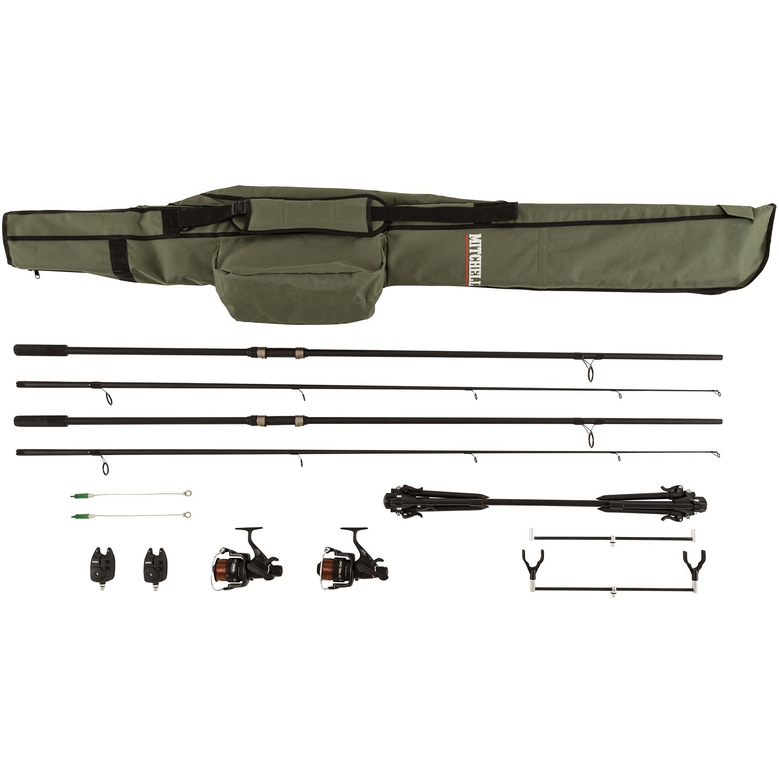 GT Pro Carp Set 3,30m 2,5lbs Set 8-teilig Karpfen Combo