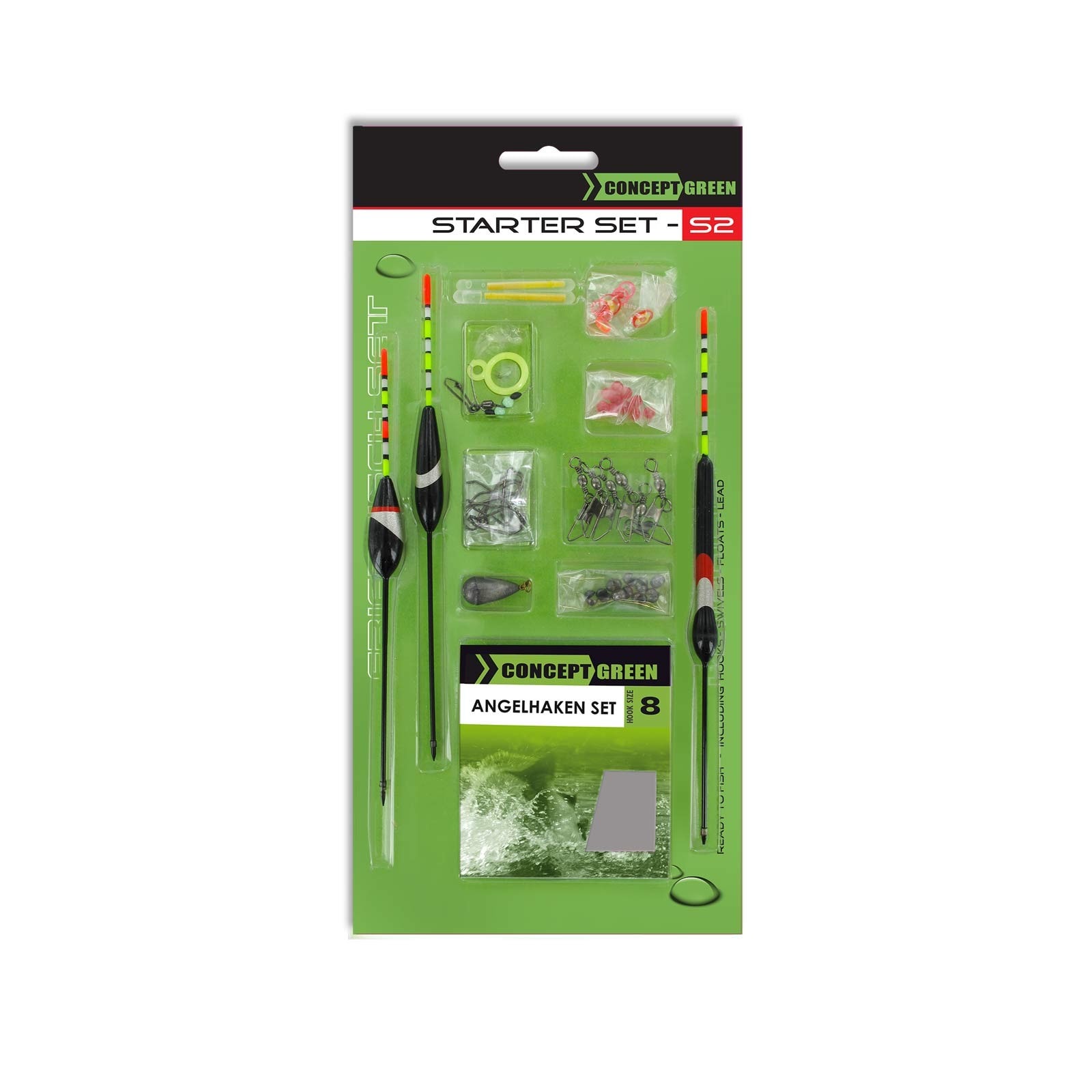 Jenzi Friedfisch Starter-Set Green Concept - Bild 1
