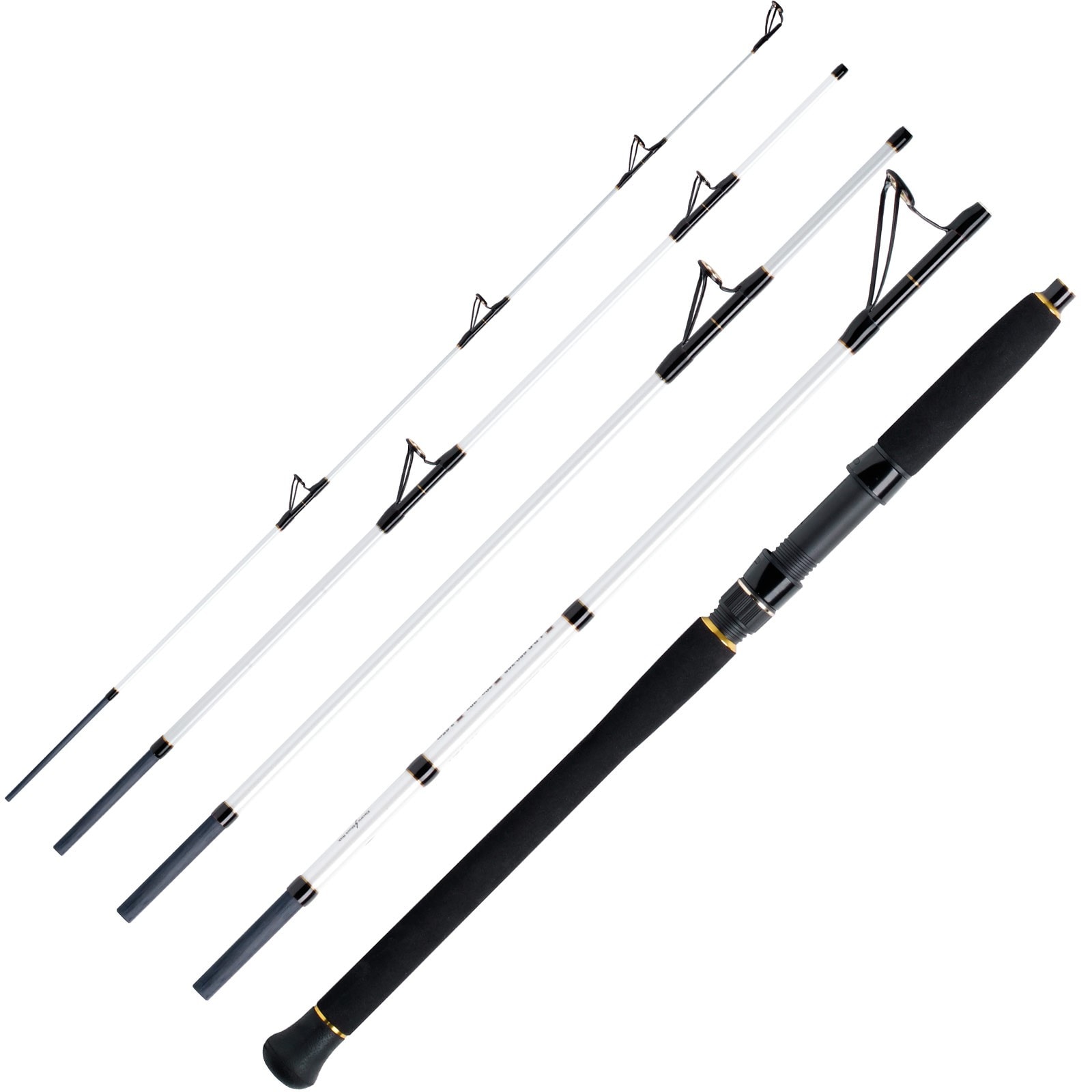 WFT K&ouml;hler Jigger Salzmeister 2,65m 25-120g Reiserute 5-Teilig - Bild 1