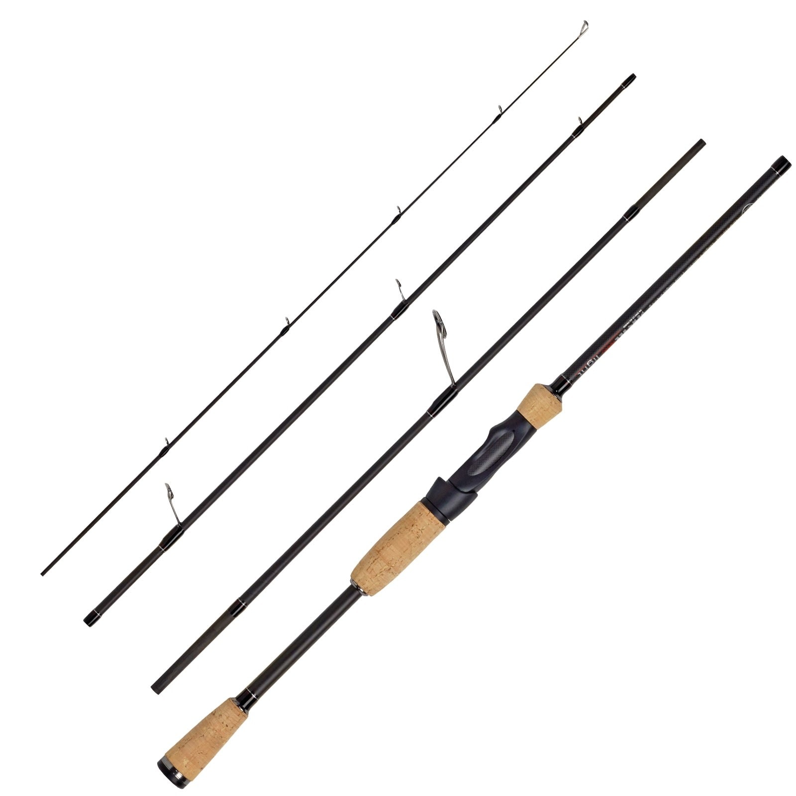 WFT Penzill Nano UL 2,03m 1-7g 4 Teile Ultra Light Spinnrute Reiserute - Bild 1