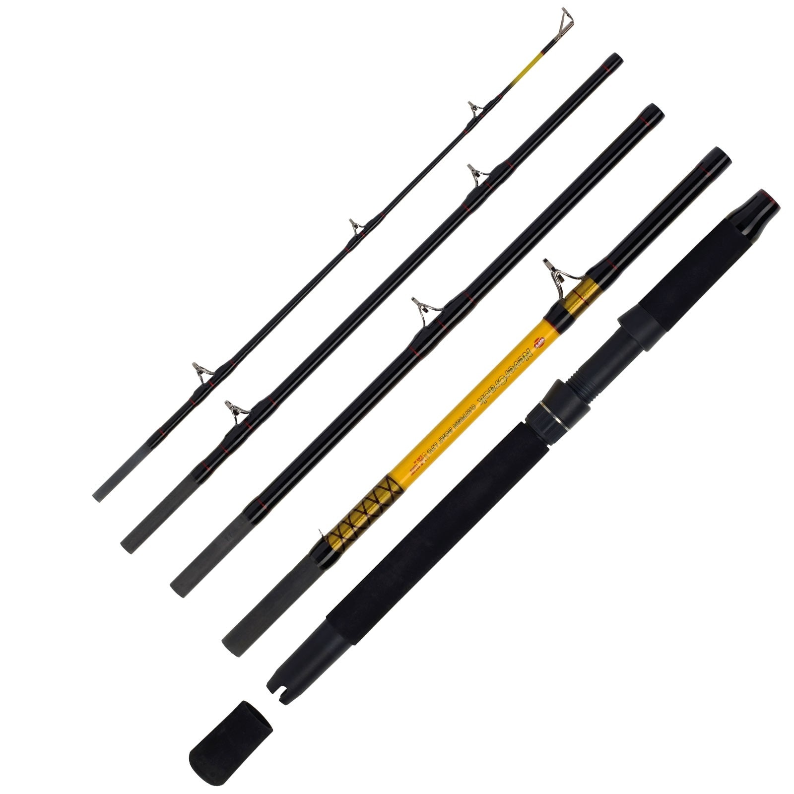 WFT Never Crack Catfish Boat LTC 2,60m 200-1000g 5 Teile Welsrute Reiserute - Bild 1