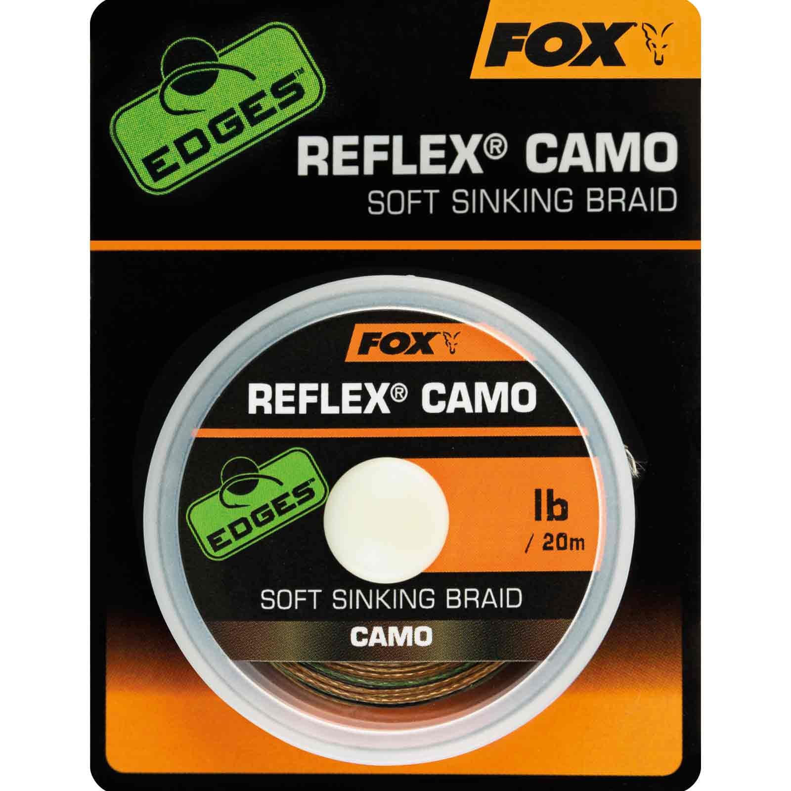 Fox Reflex Camo Soft Sinking Braid 35lb 20m Vorfachmaterial - Bild 1