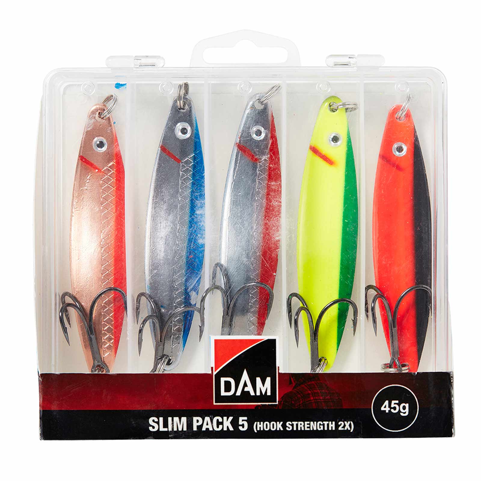 DAM Slim Lachsblinker 18g Angelset - Bild 1