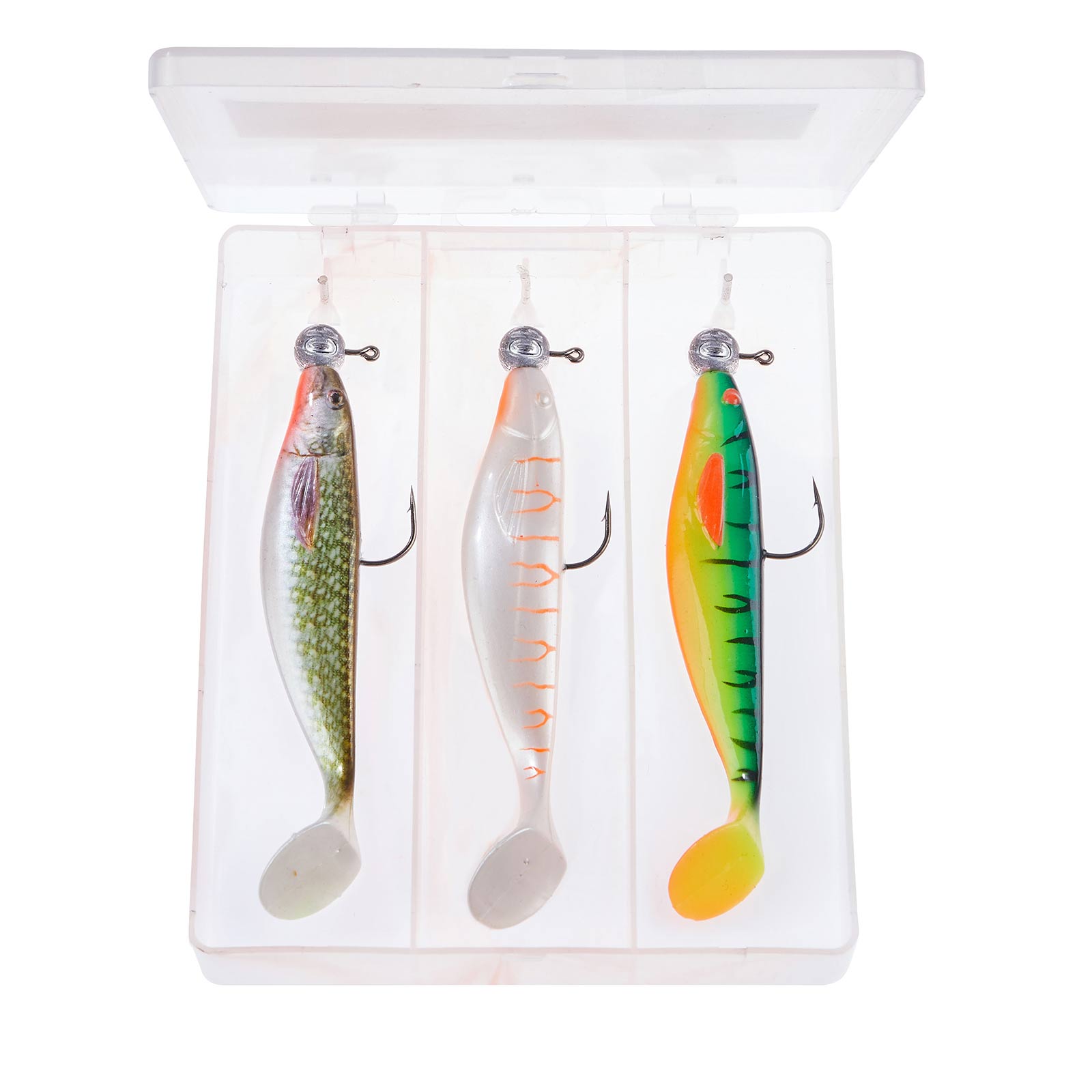 Balzer Matze Koch Gummifisch Box 4 &ndash; Barsch & Zander Angelset - Bild 1