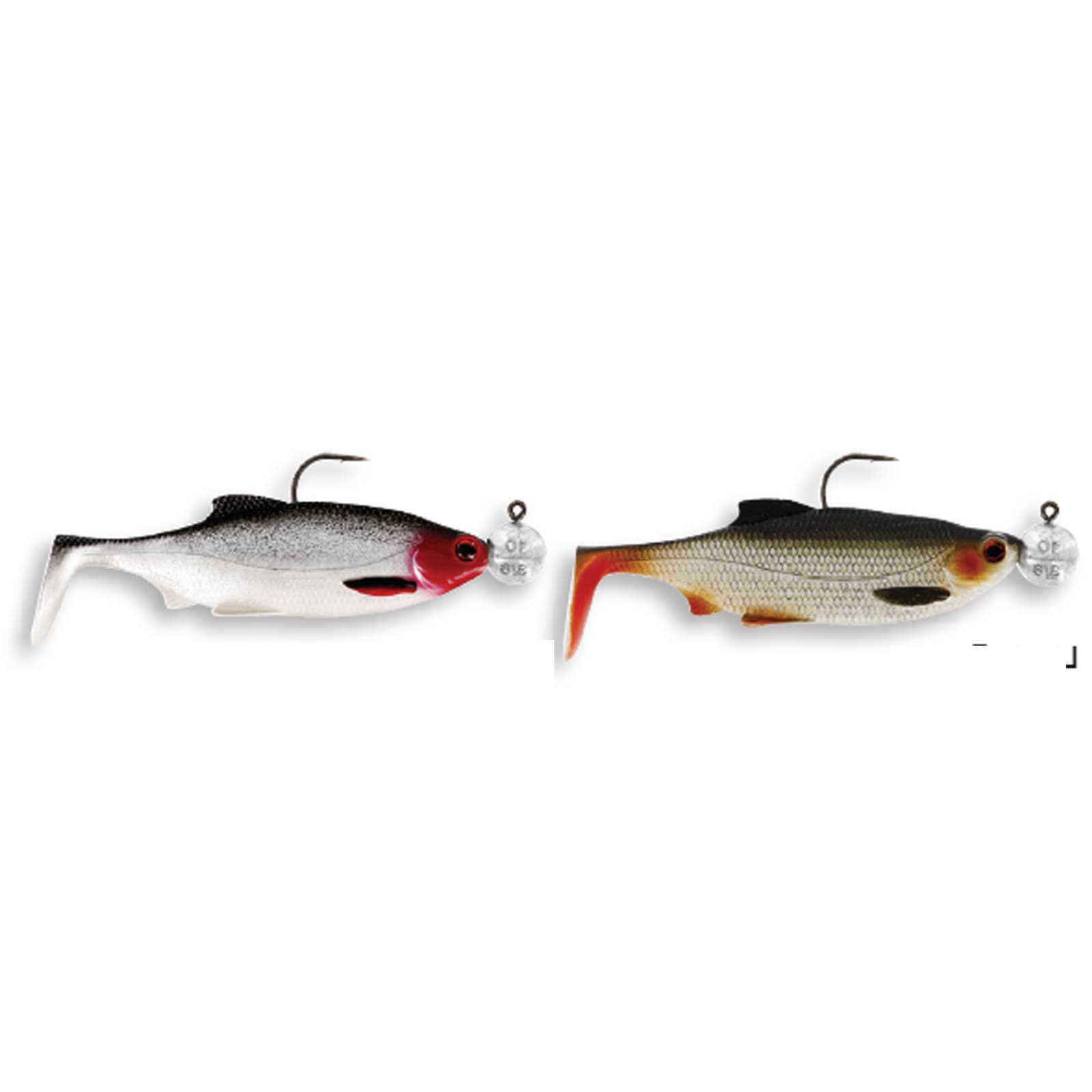 Westin Ricky the Roach 10cm R 'N R 10g 6/0 2pcs Clear Water Mix 4 fertig montiert - Bild 1