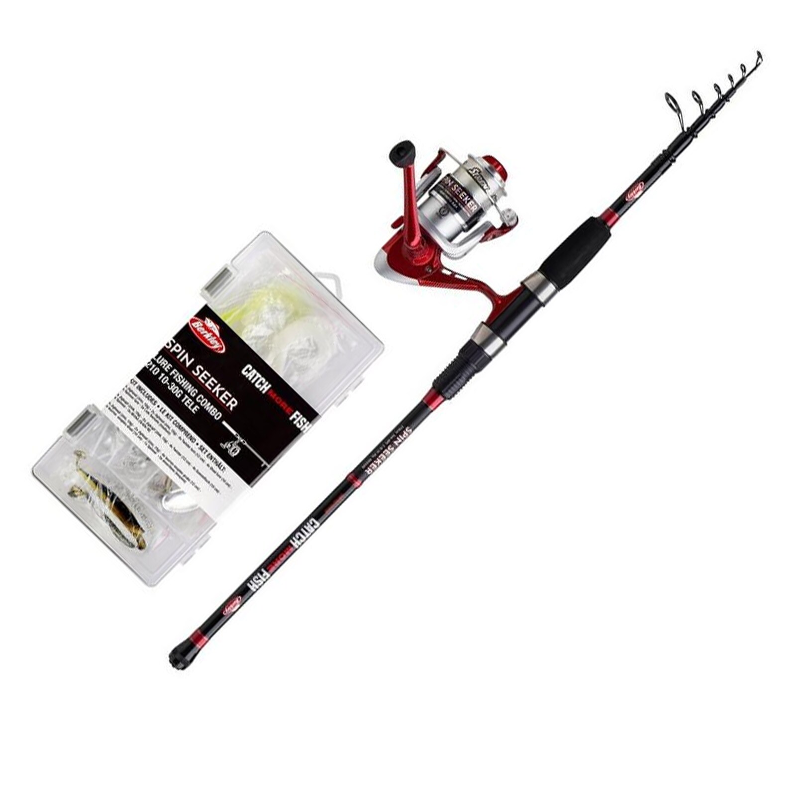 Berkley Catch More Fish Spin Seeker Tele Combo – Spinn komplett Angelset | 00028632986288