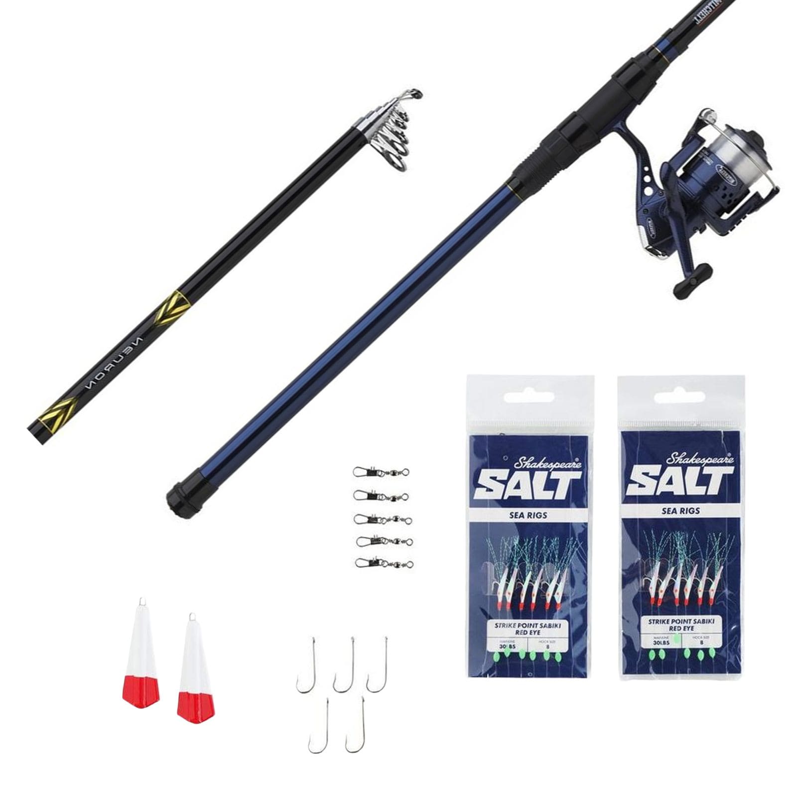 Mitchell Neuron Hering Combo 300-T 30-80g - 5000 komplett Angelset - Bild 1