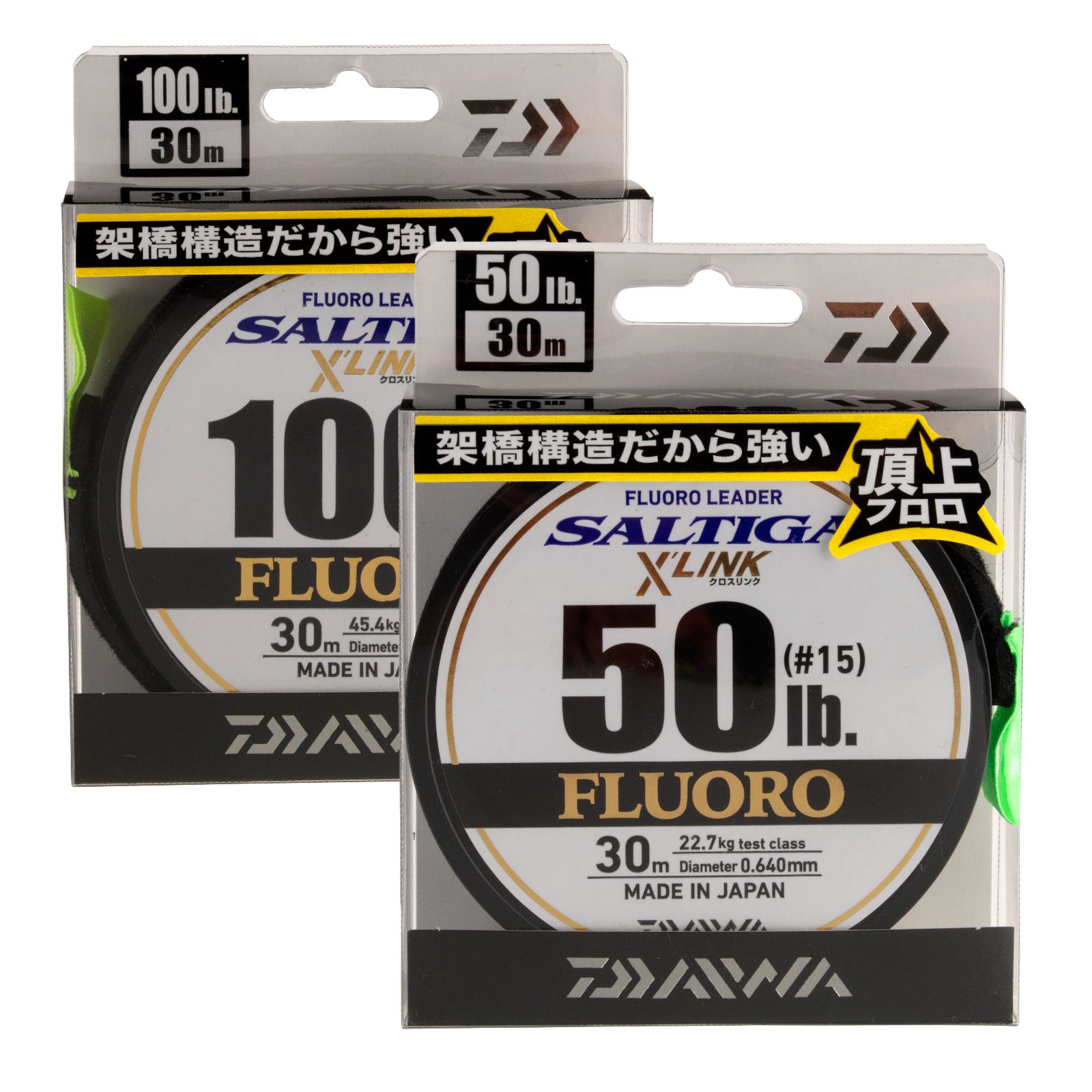 Daiwa Saltiga X'Link Fluorocarbon Leader 0,28mm 5,4kg 30m Vorfachschnur - Bild 1