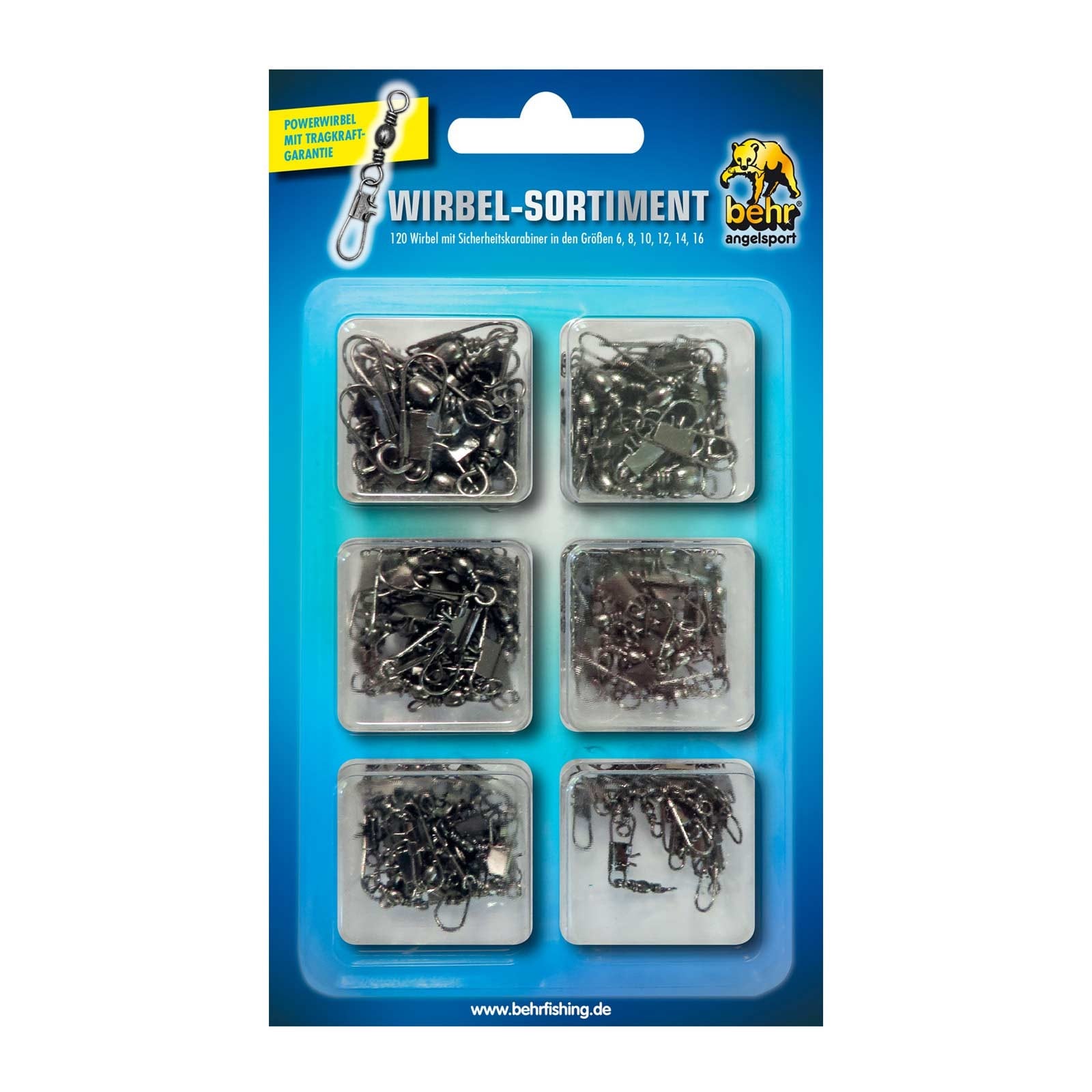 Behr Wirbel Set mit Karabiner Set 120 Teile - Bild 1