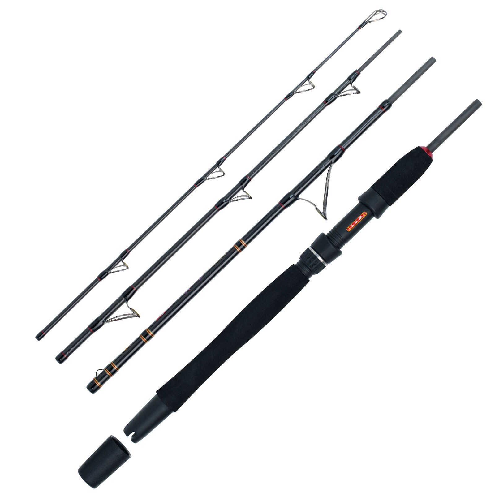 WFT Go North II 4pcs. 20lbs 2,10m 100-400g Meeres-Reiserute