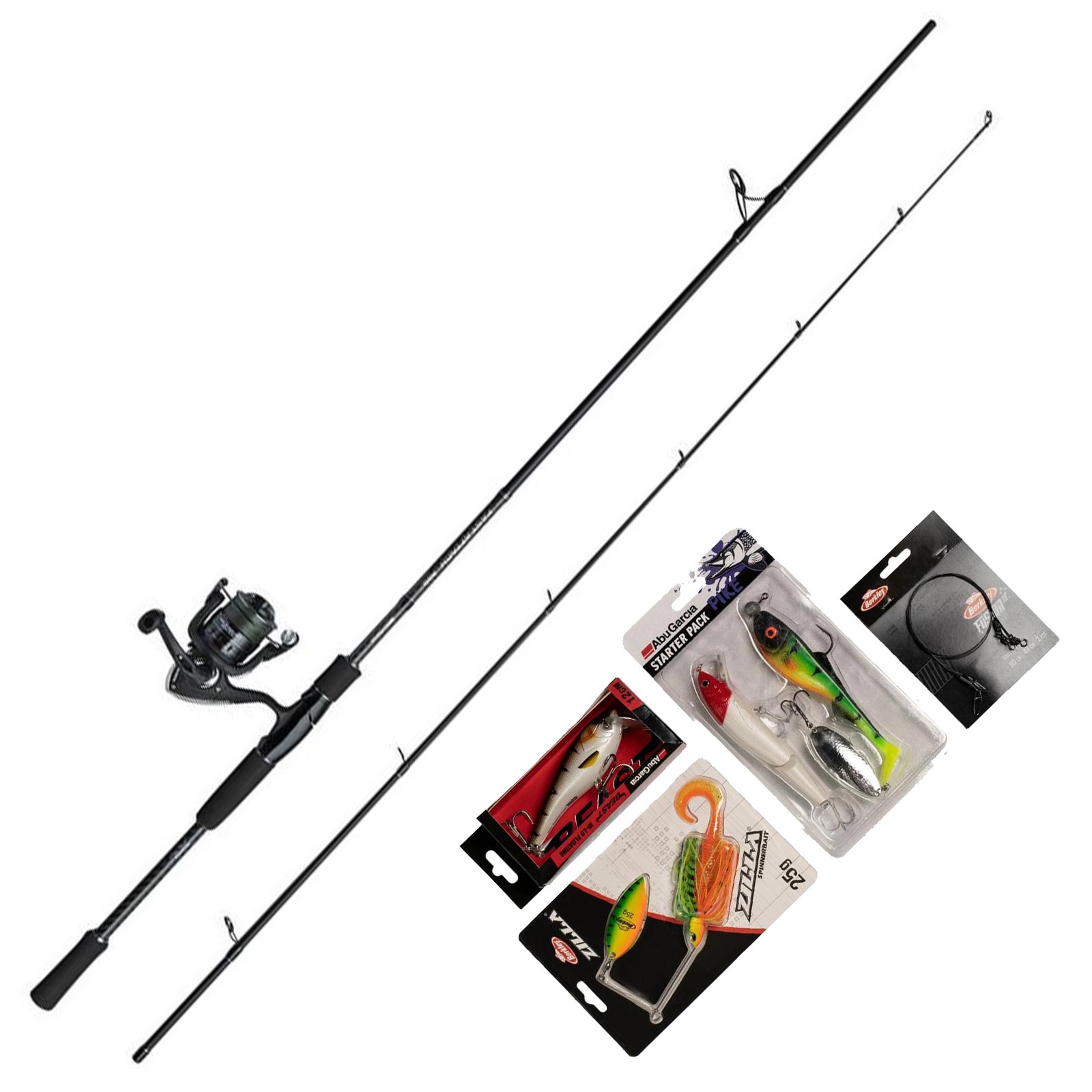 Abu Garcia Fast Attack Pro 230 20-50g Pike Komplett-Angelset - Bild 1