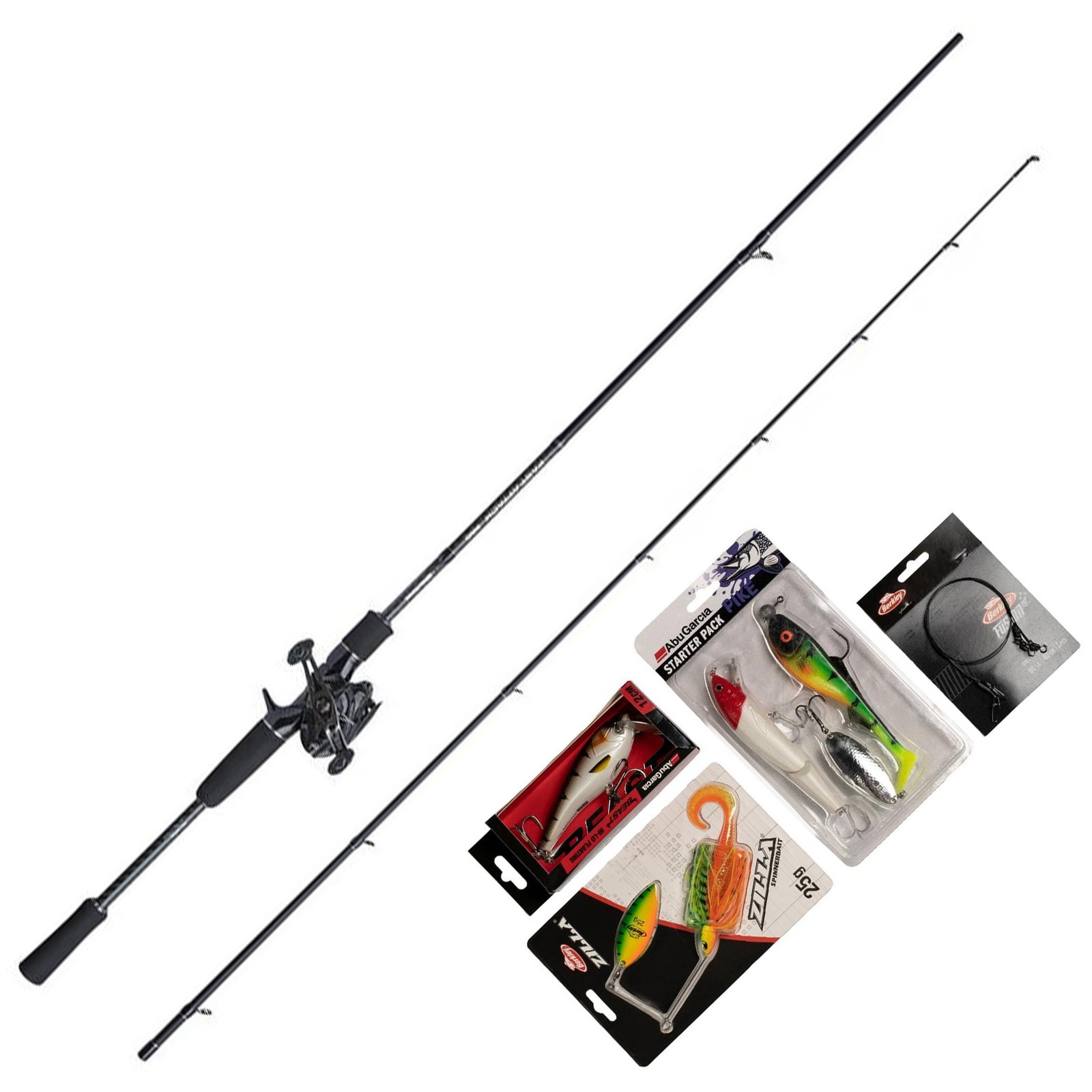 Abu Garcia Fast Attack Pro 210 20-70g Pike Komplett-Angelset - Bild 1