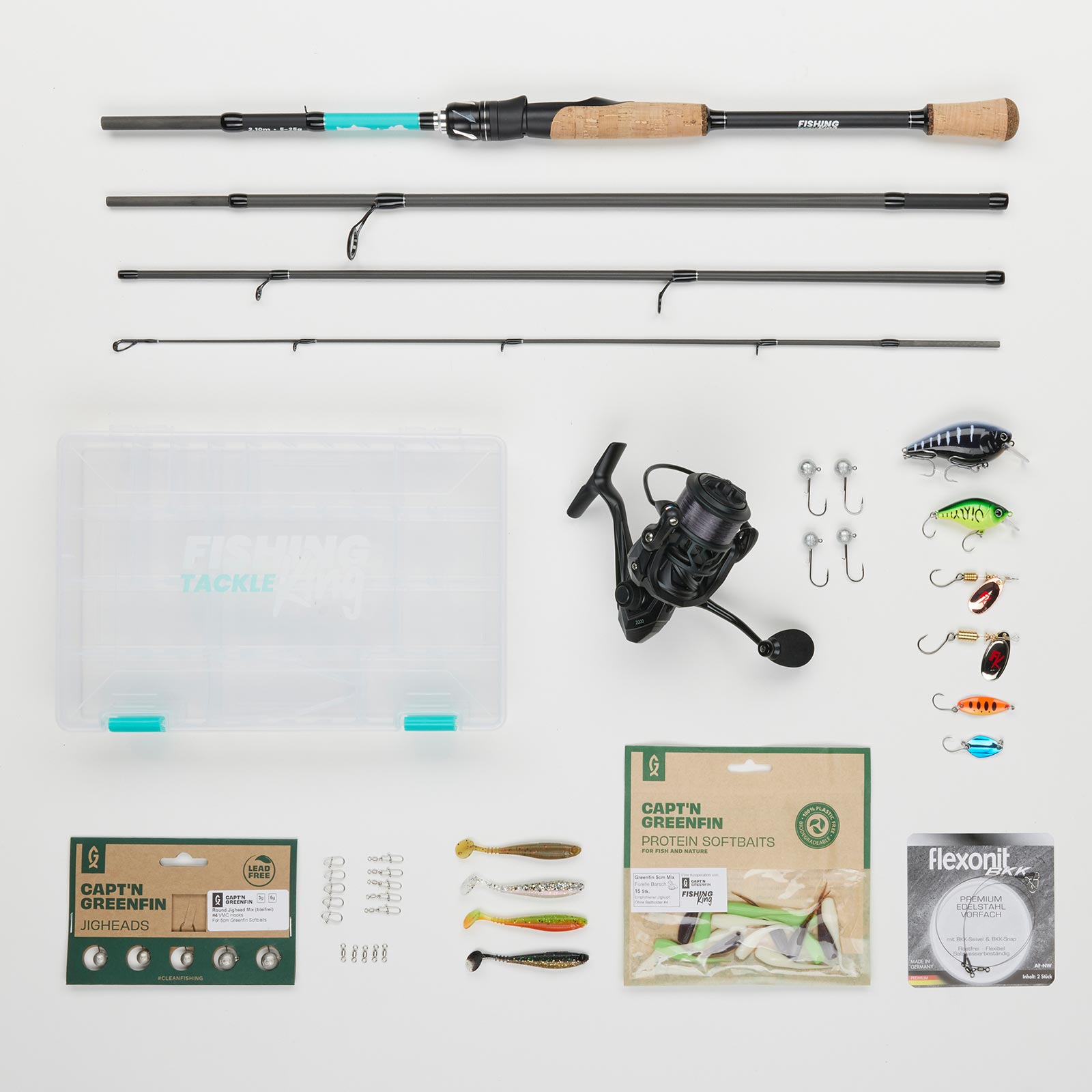 Fishing-King Tackle Angelset Forelle/Barsch - Bild 1