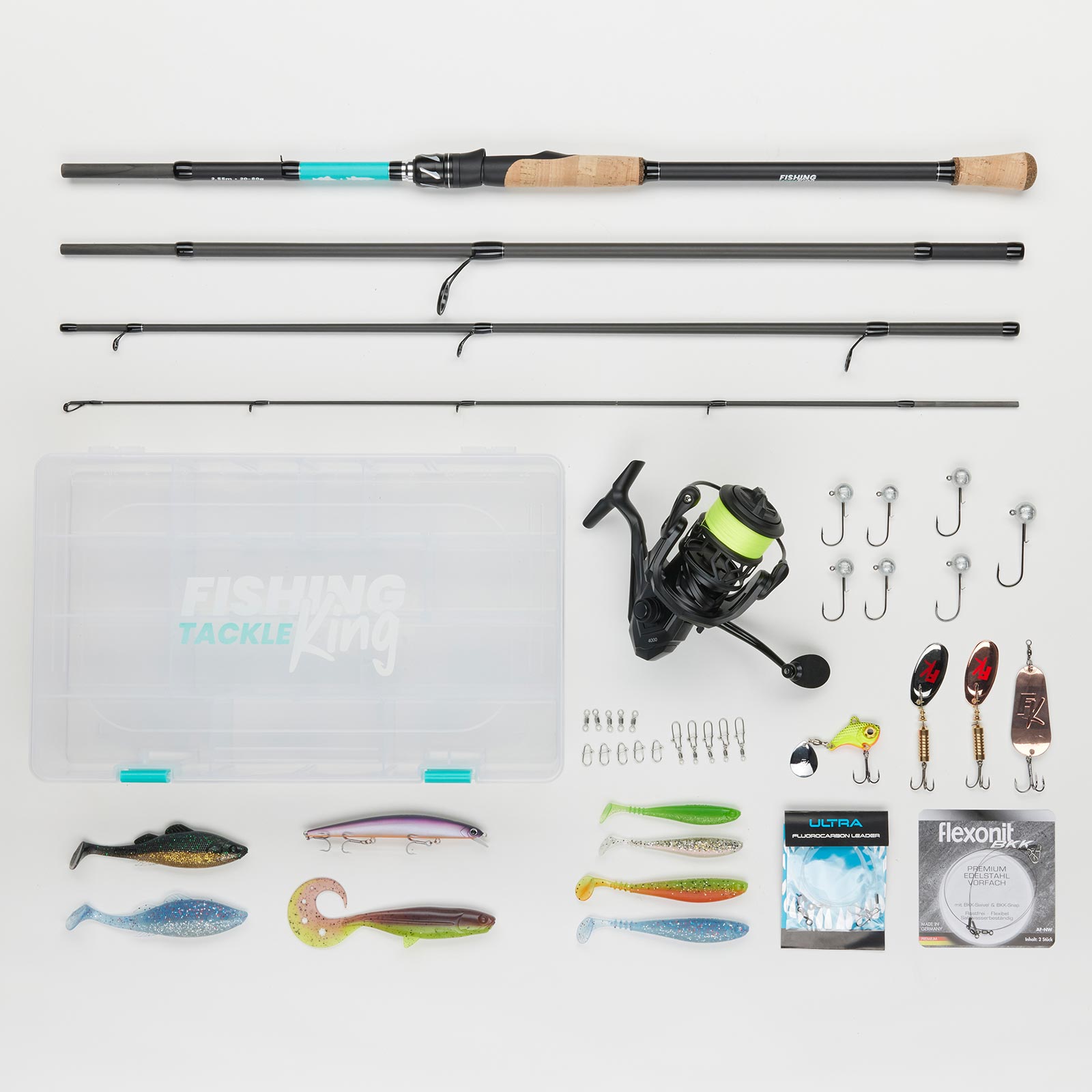 Fishing-King Tackle Angelset Zander/Hecht - Bild 1