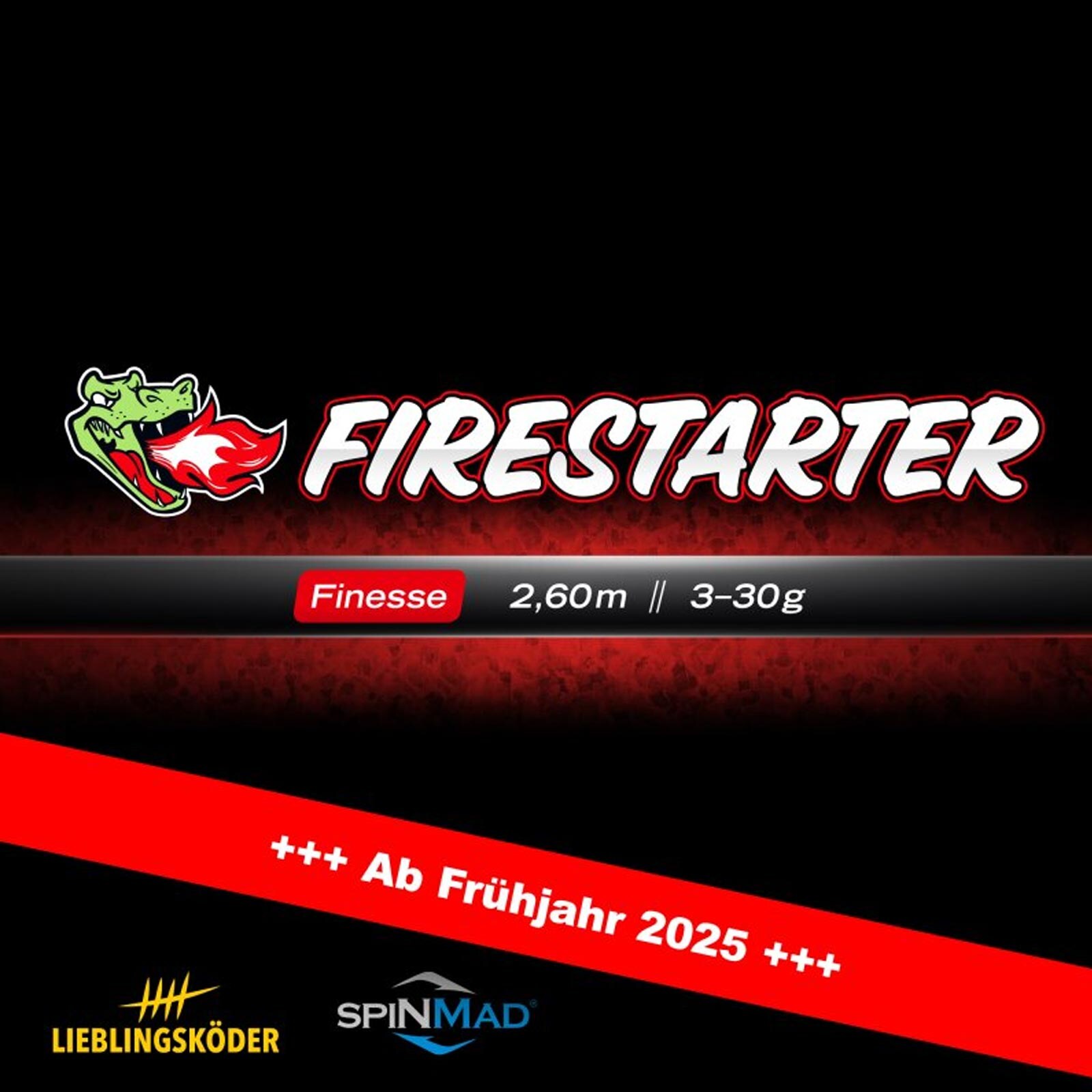 Lieblingsköder FIRESTARTER Finesse 2,60m 3-30g Spinnrute