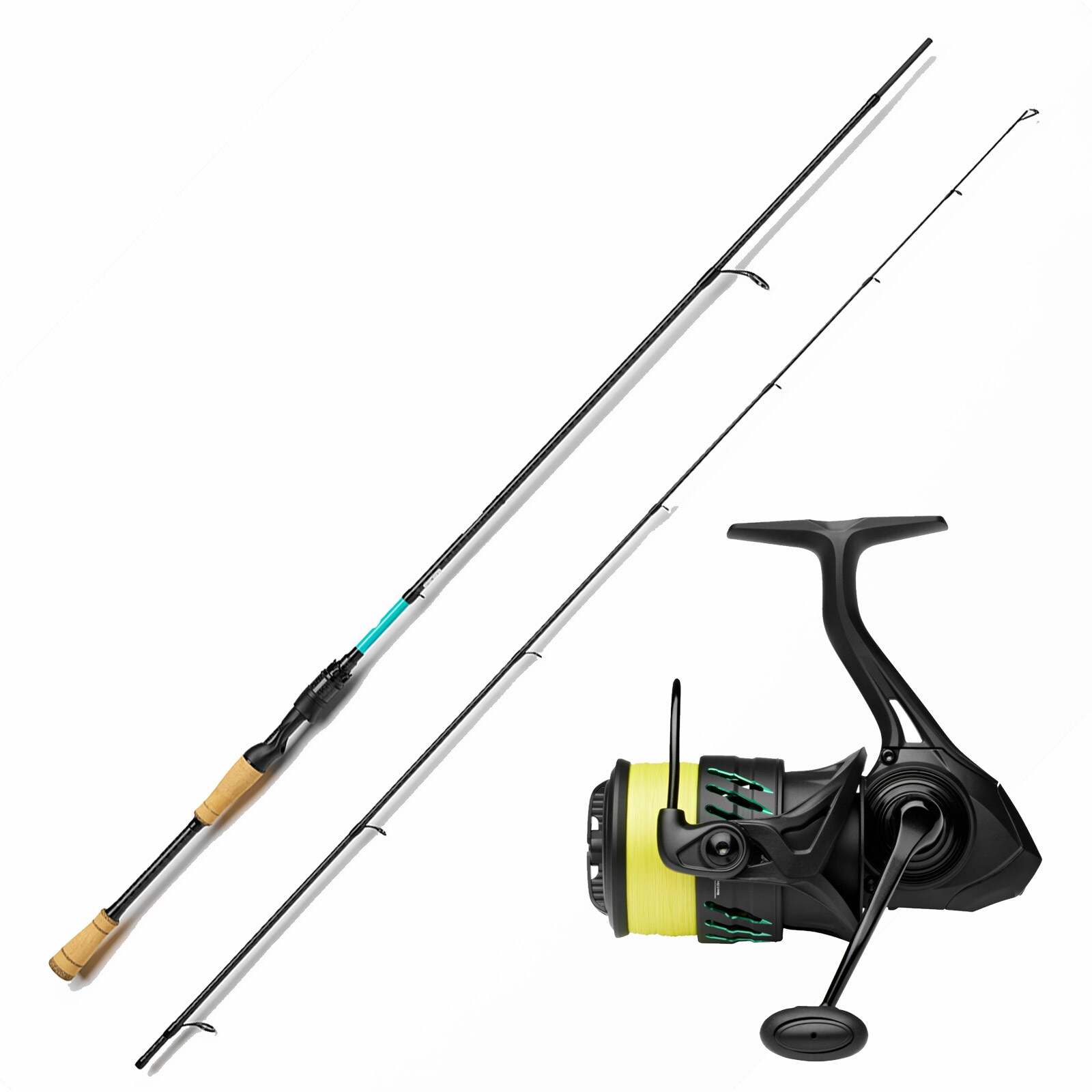 Premium Barsch-Set mit Savage Gear Rolle & FKT-Rute - Bild 1