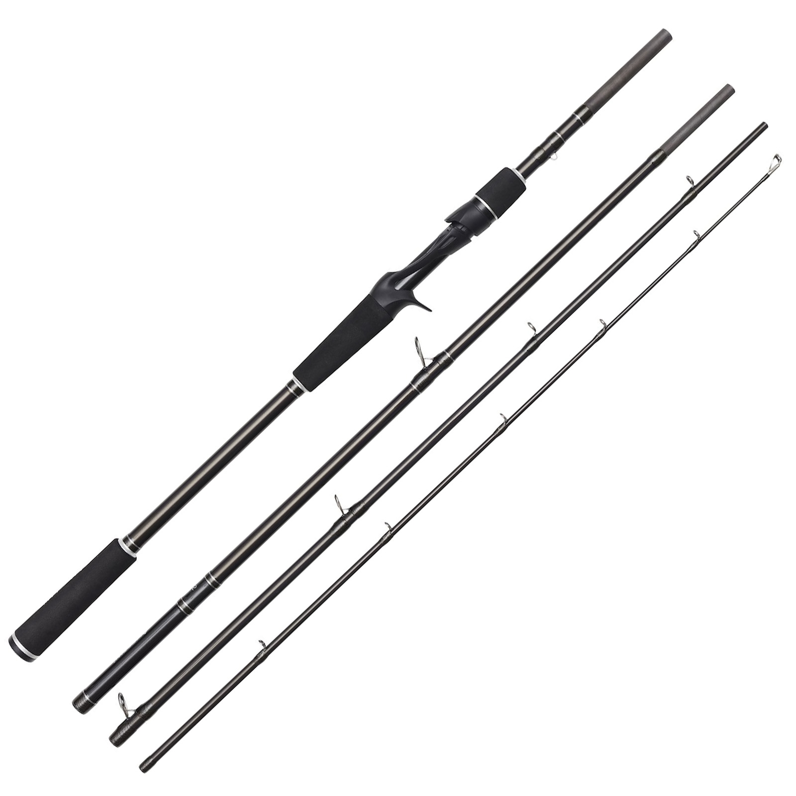 Westin W2 Powerstrike-T Travel 2,40m XH 60-140g 4Sec Reise-Baitcastrute - Bild 1