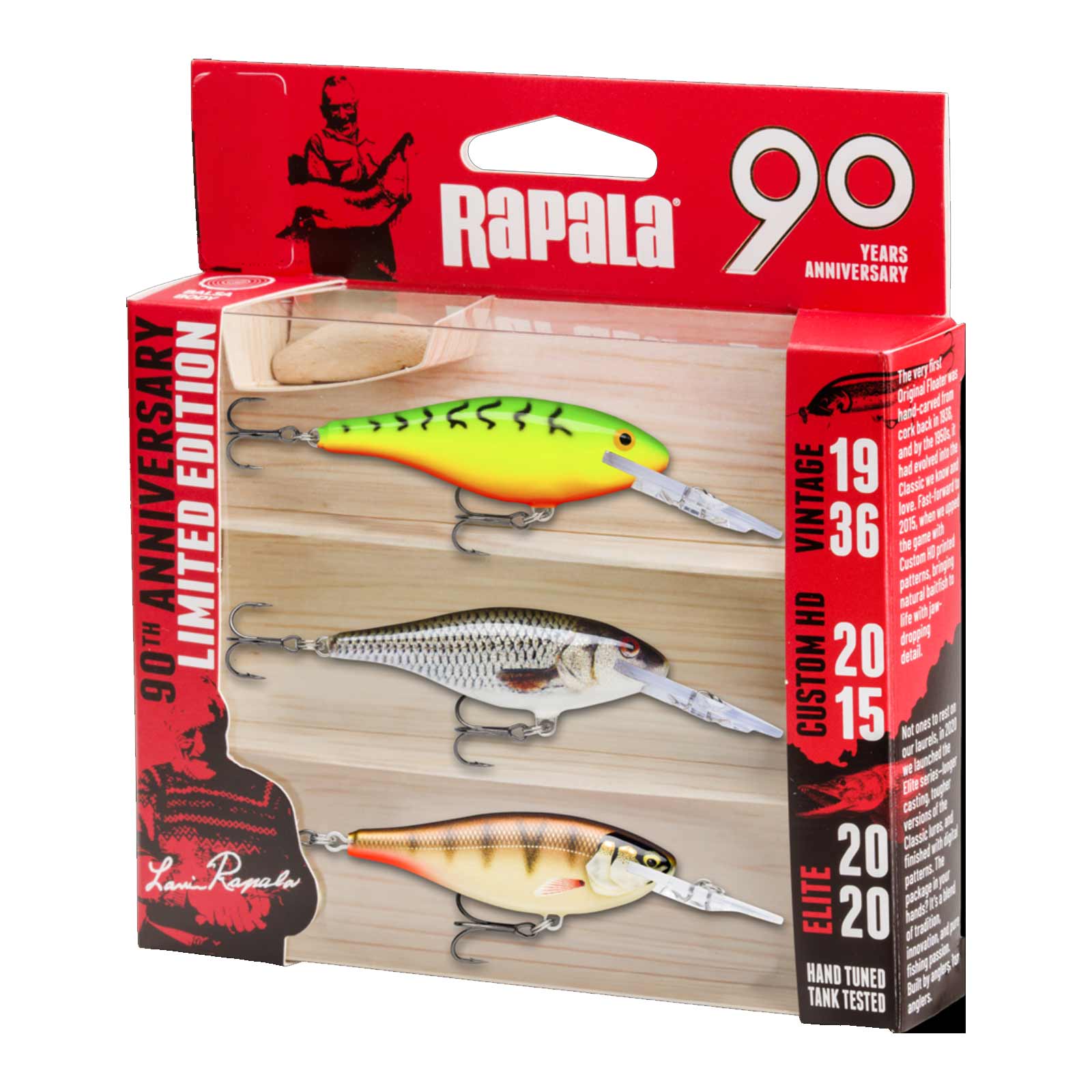 Rapala Kit R90 Shad Rap Mid Bright Wobblerset - Bild 1