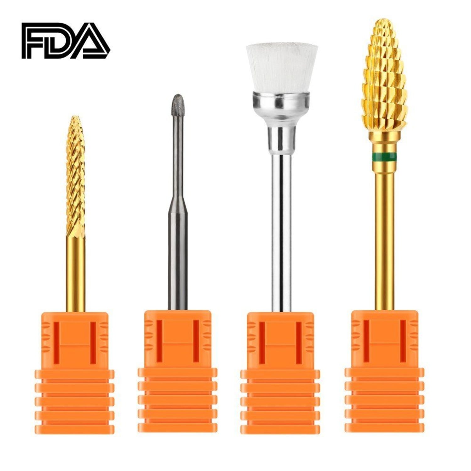 3x Premium Hartmetall Nagelfr&auml;ser - Bild 1