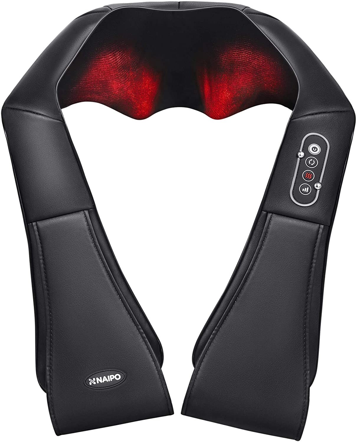 NAIPO MGS-150DC Schulter Massagegerät mit Wärmefunktion 3D-Rotation Massage Einstellbaren Geschwindigkeiten