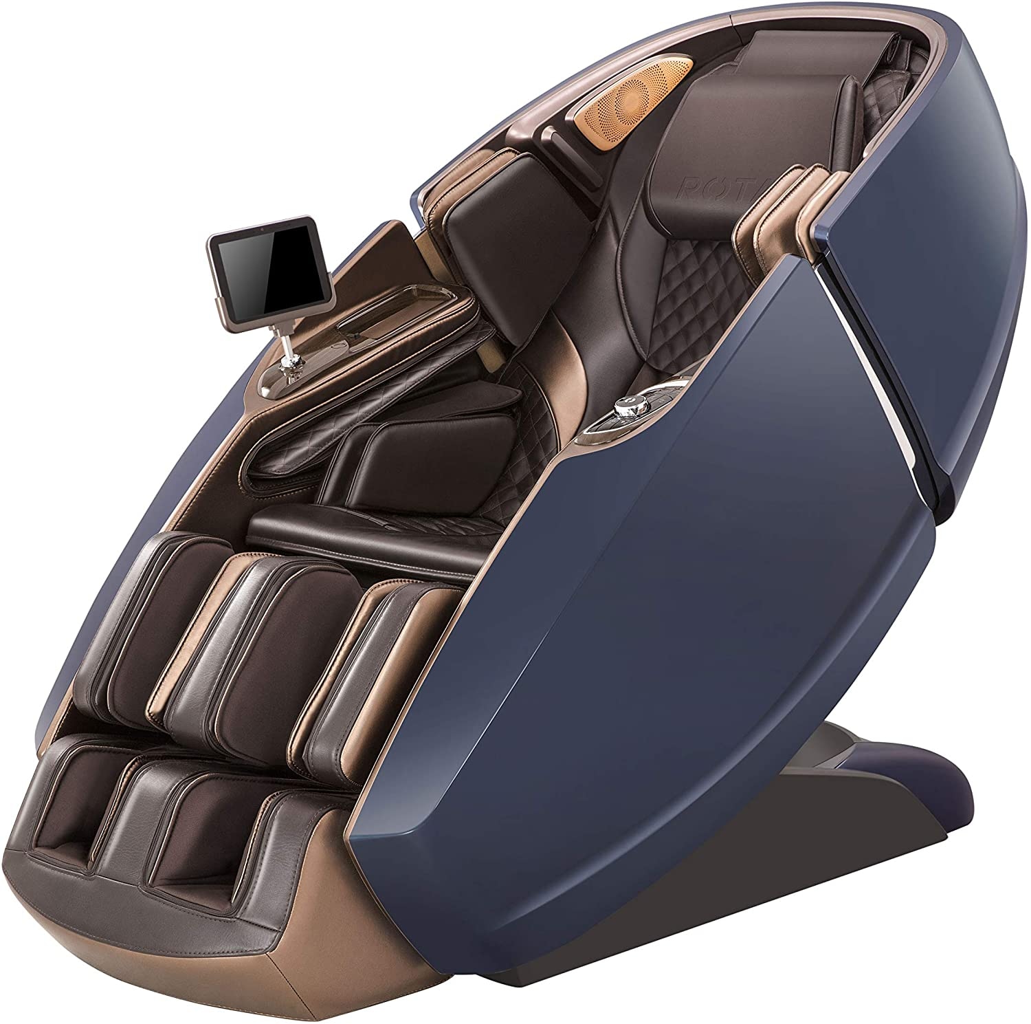 NAIPO Massagesessel Shiatsu Massage Stuhl Zero Gravity f&uuml;r Ganzk&ouml;rper, mit Heizung, SL Track, Klopfen, Kneten, Luft-Massage-System, Bluetooth 3D Surround Sound Musik - MGC-8900BB - Bild 1