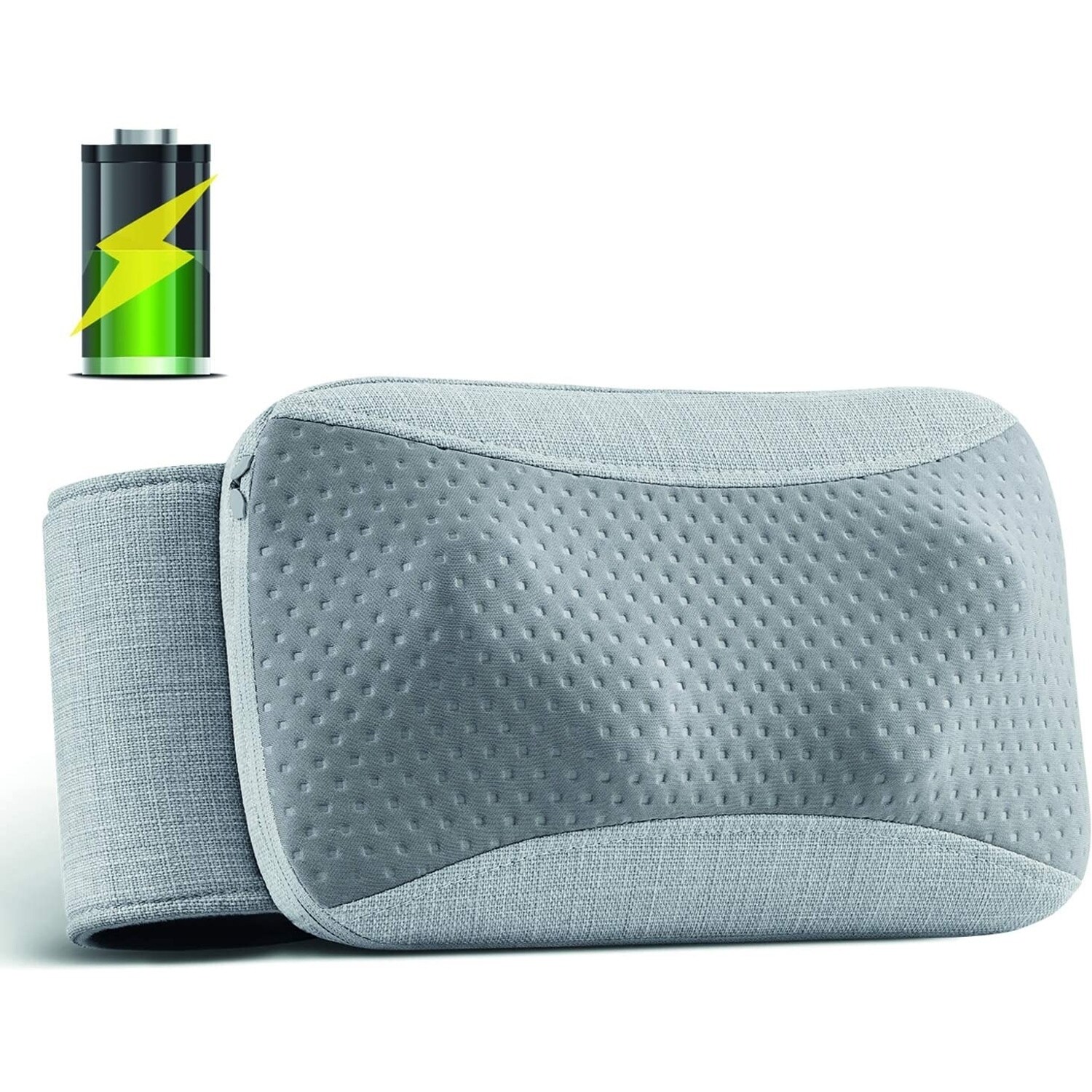 Naipo-Shiatsu-Massagegerät Schnurloses Rücken-Nacken-Massagekissen mit Wärmefunktion, Tiefengewebsknetmassage für unteren und oberen Rücken, Schultern, Wade, tragbares, wiederaufladbares Massagegerät für den Heim- und Bürogebrauch | 04260397841907