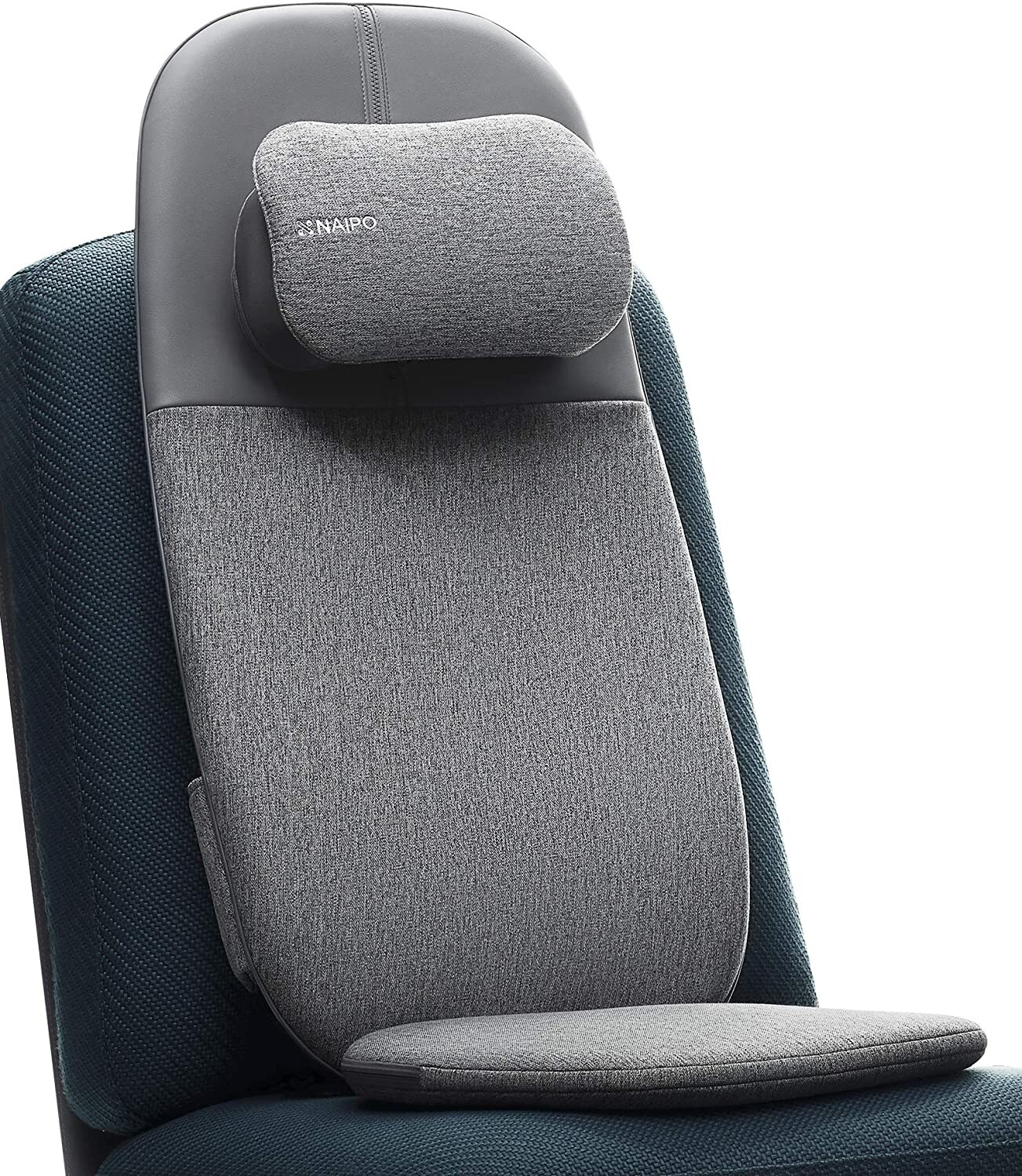 Naipo Shiatsu Nackenmassageger&auml;t oCuzen Massage Stuhlsitzkissen mit W&auml;rmefunktion f&uuml;r Nacken- / R&uuml;cken- / Taillenmassage f&uuml;r zu Hause und im B&uuml;ro - Bild 1