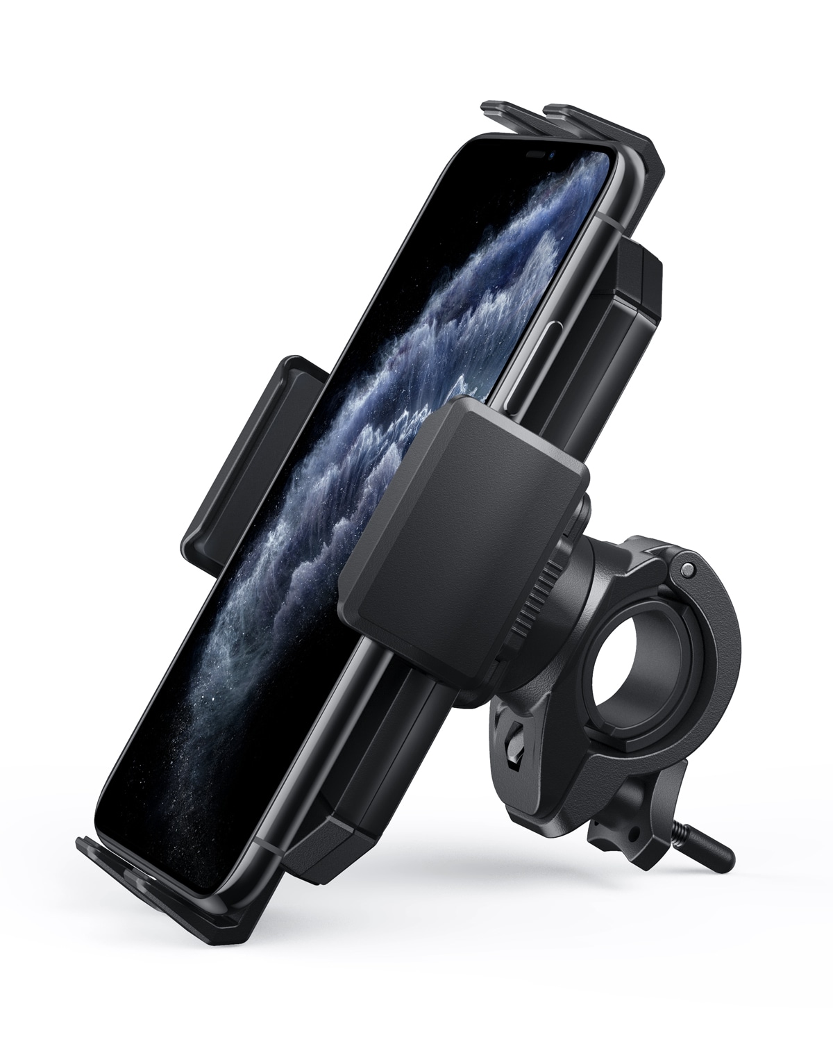 AUKEY HD-C51 KFZ-Handyhalterung Fahrrad, Motorrad Universal, 360 Grad Drehung f&uuml;r Smartphone - Bild 1