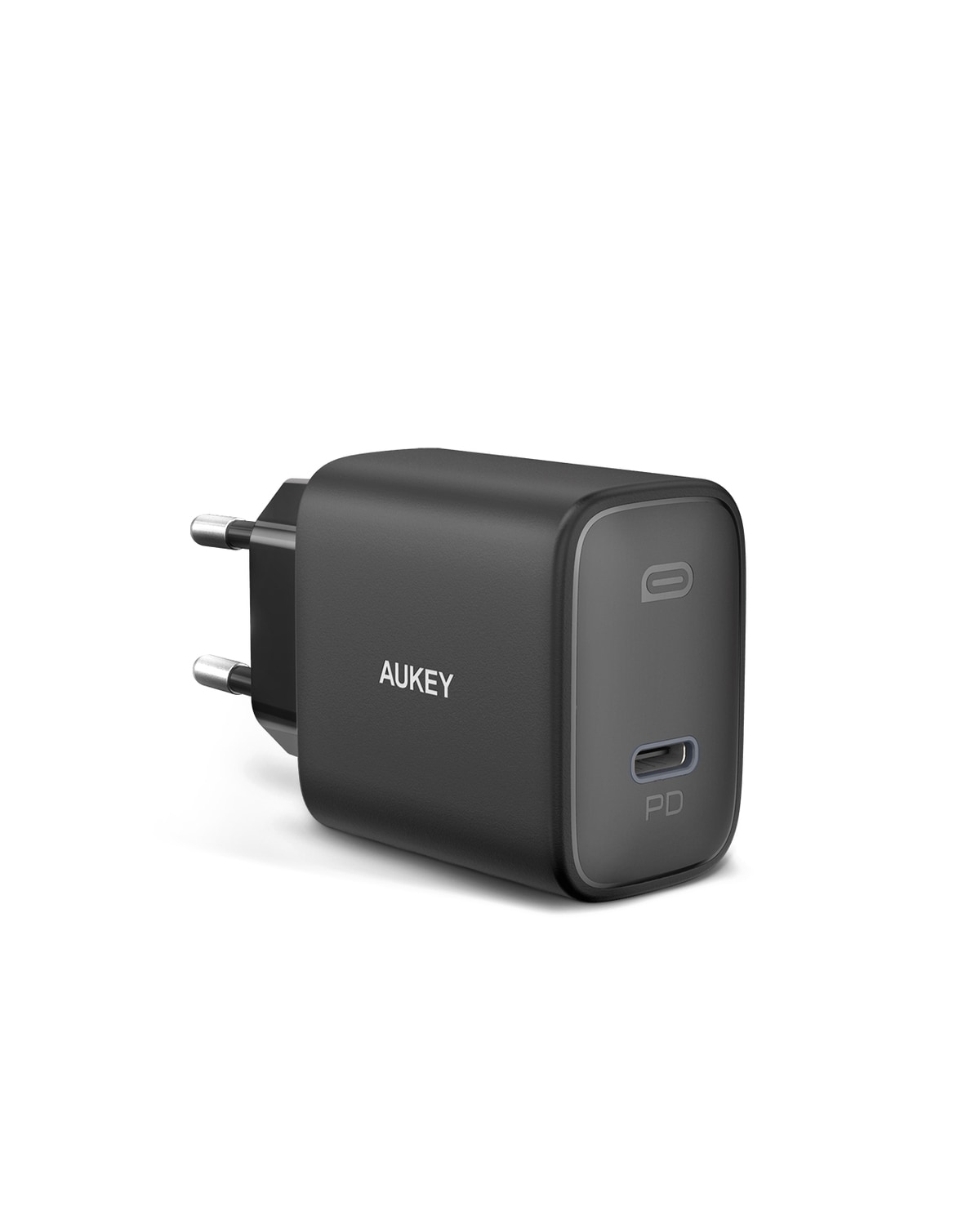 AUKEY Swift Charger USB C 3.0, 20W Power Delivery Schnellladeger&auml;t, Schwarz - Bild 1