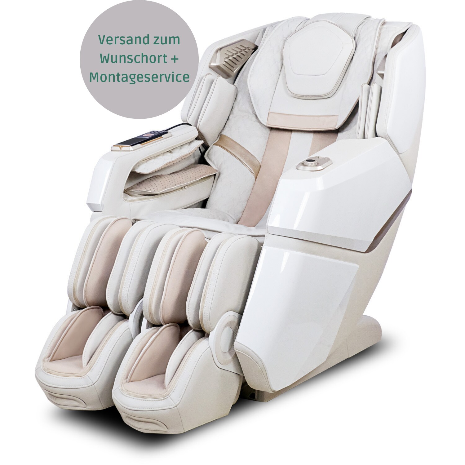 NAIPO&reg; R98 PREMIUM MASSAGESESSEL MIT W&Auml;RMEFUNKTION, ZERO GRAVITY LIEGEFUNKTION, SHIATSU, 3D SURROUND-SOUND, GANZK&Ouml;RPERMASSAGE, K&Ouml;RPERSCAN - Bild 1
