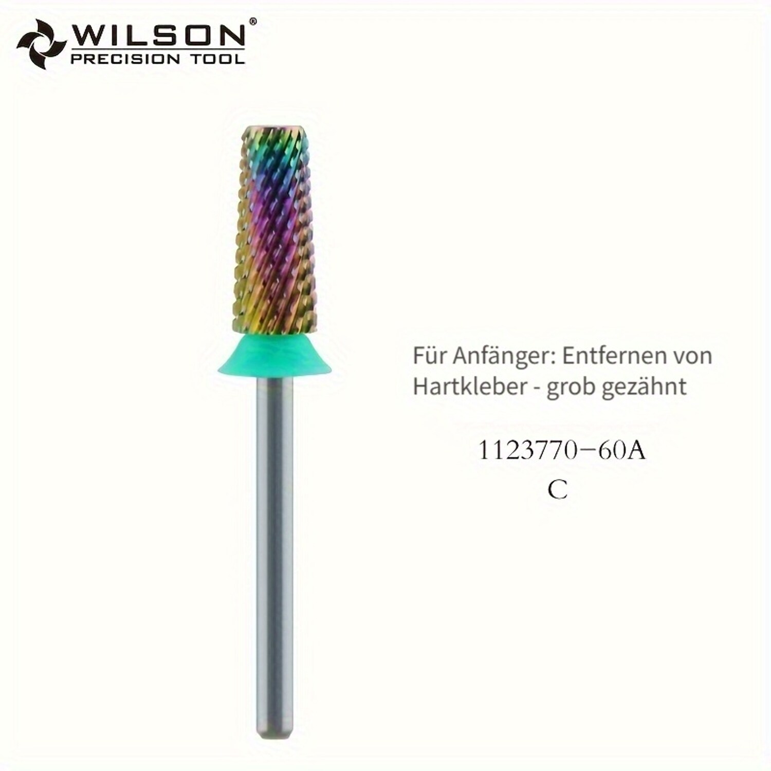 Wilson&nbsp;5.35mm&nbsp;Professionelle&nbsp;Nagelschleifk&ouml;pfe&nbsp;Konische&nbsp;flache&nbsp;Nageldrille&nbsp;gerader&nbsp;Nagelbohrer - Bild 1